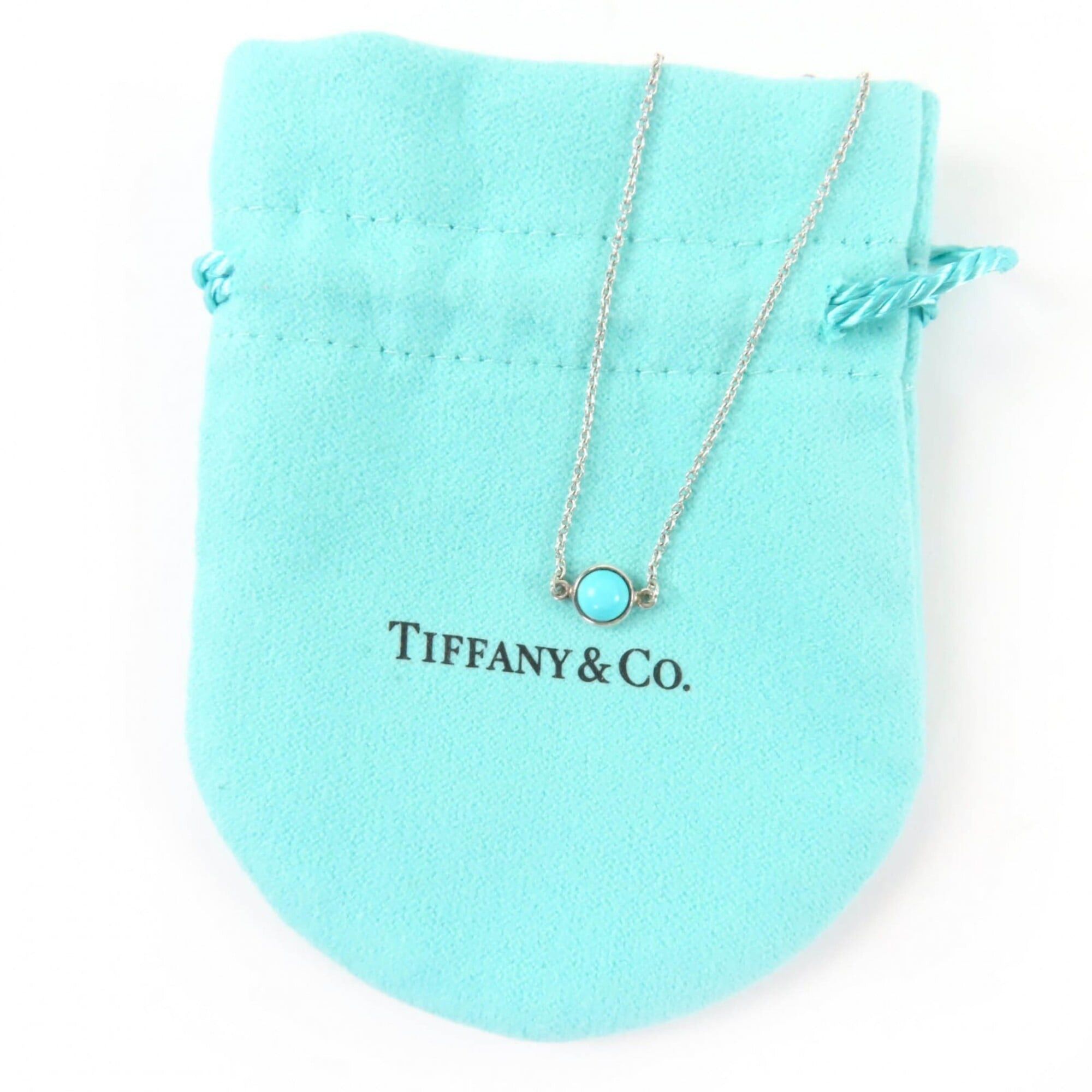 Tiffany & Co. TIFFANY&Co. Tiffany Color By the Yard 925 Turquoise 19cm Bracelet, Silver Blue, with Dust Bag, Weight 1.1g, Women's Size ONE SIZE - 2 Thumbnail