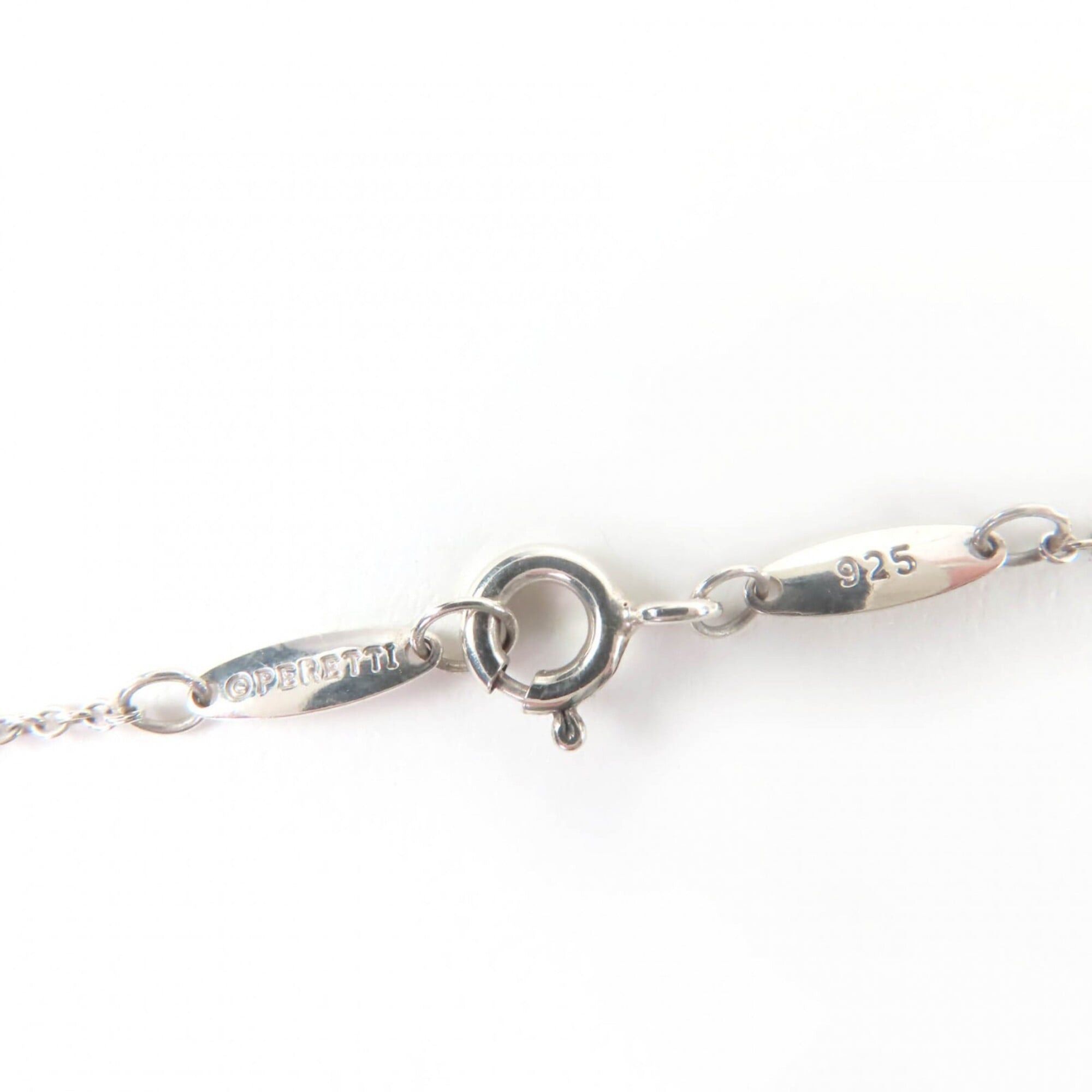 Tiffany & Co. TIFFANY&Co. Tiffany Color By the Yard 925 Turquoise 19cm Bracelet, Silver Blue, with Dust Bag, Weight 1.1g, Women's Size ONE SIZE - 6 Thumbnail