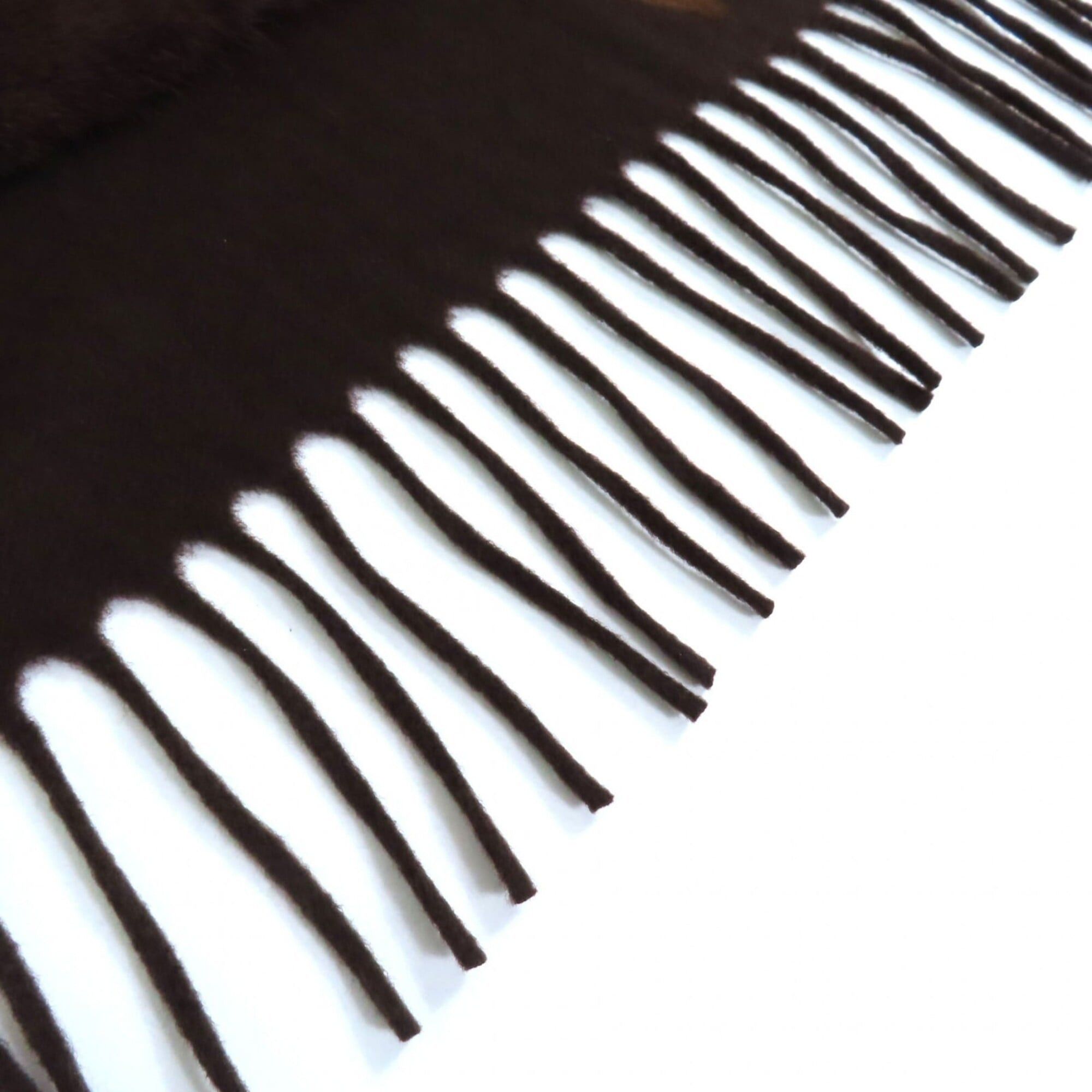 Louis Vuitton LOUIS VUITTON M77387 The Ultimate Fur Cashmere Wool Monogram Giant Scarf, Brown, Made in Italy, Authentic, Women's. Size ONE SIZE - 9 Thumbnail
