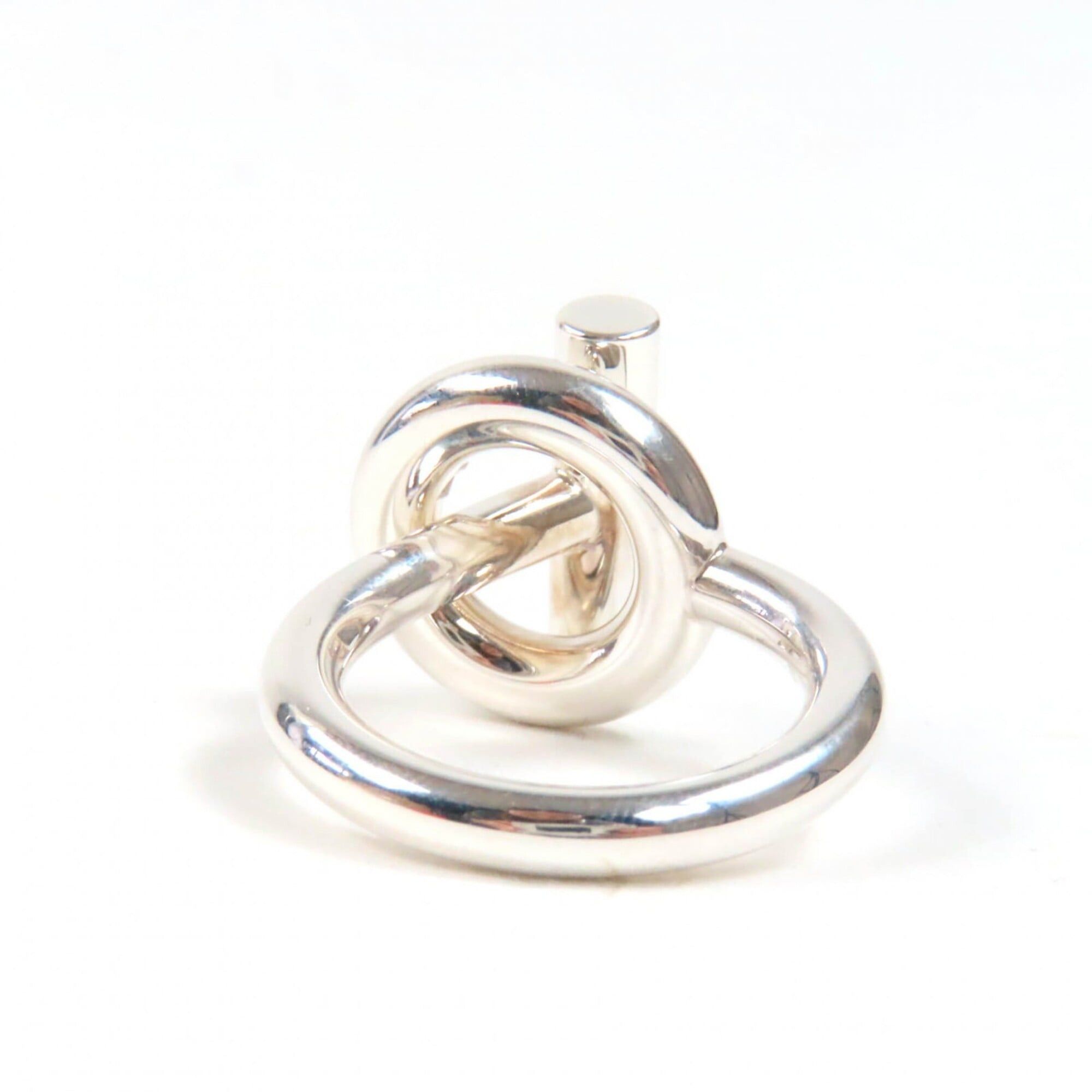 Hermes HERMES Echappé MM AG925 Ring (22BD167184), 2022 model, Silver, Size 51 (Japanese size equivalent), with box, Made in Italy, Weight: 9.9g, Women's. Size ONE SIZE - 5 Thumbnail