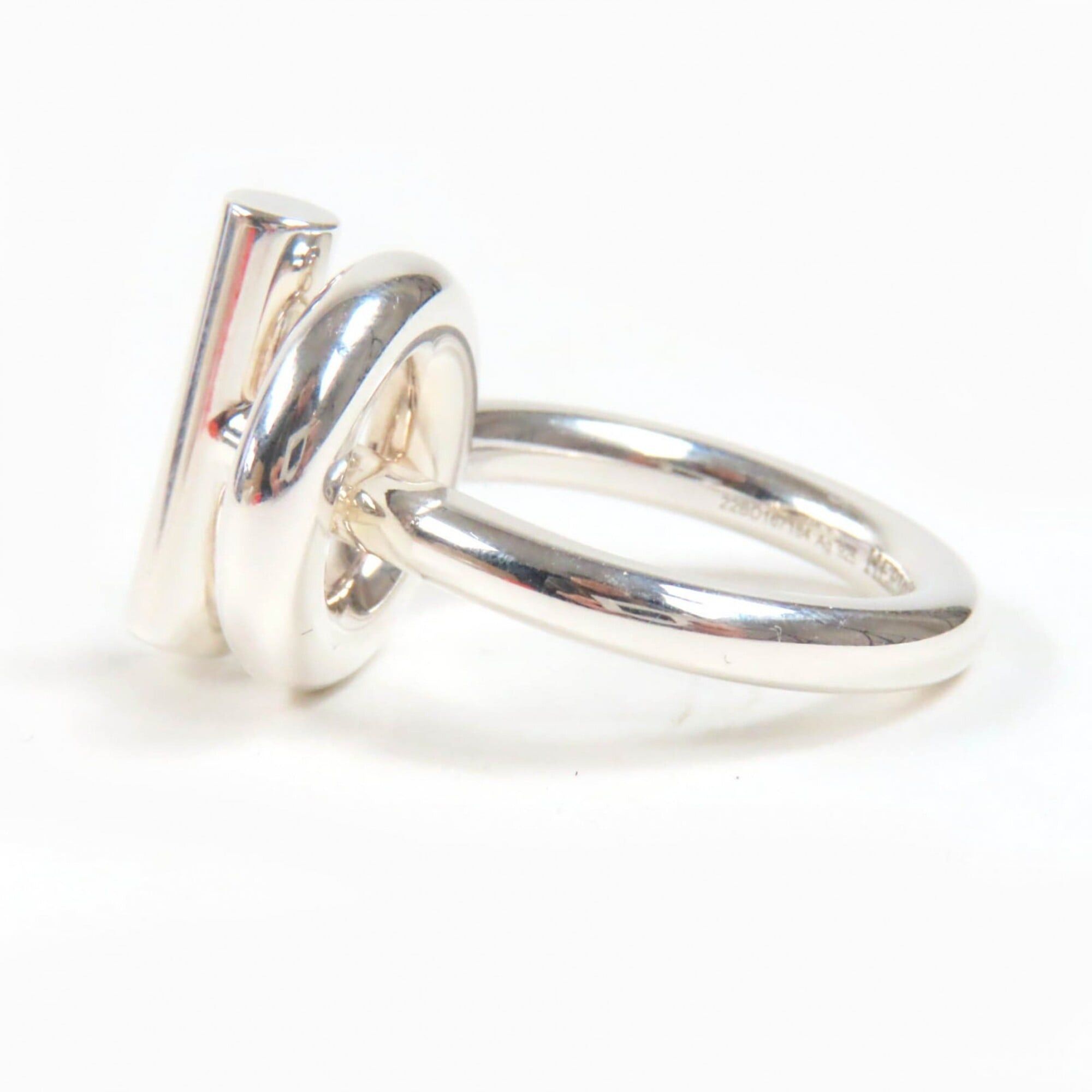 Hermes HERMES Echappé MM AG925 Ring (22BD167184), 2022 model, Silver, Size 51 (Japanese size equivalent), with box, Made in Italy, Weight: 9.9g, Women's. Size ONE SIZE - 4 Thumbnail