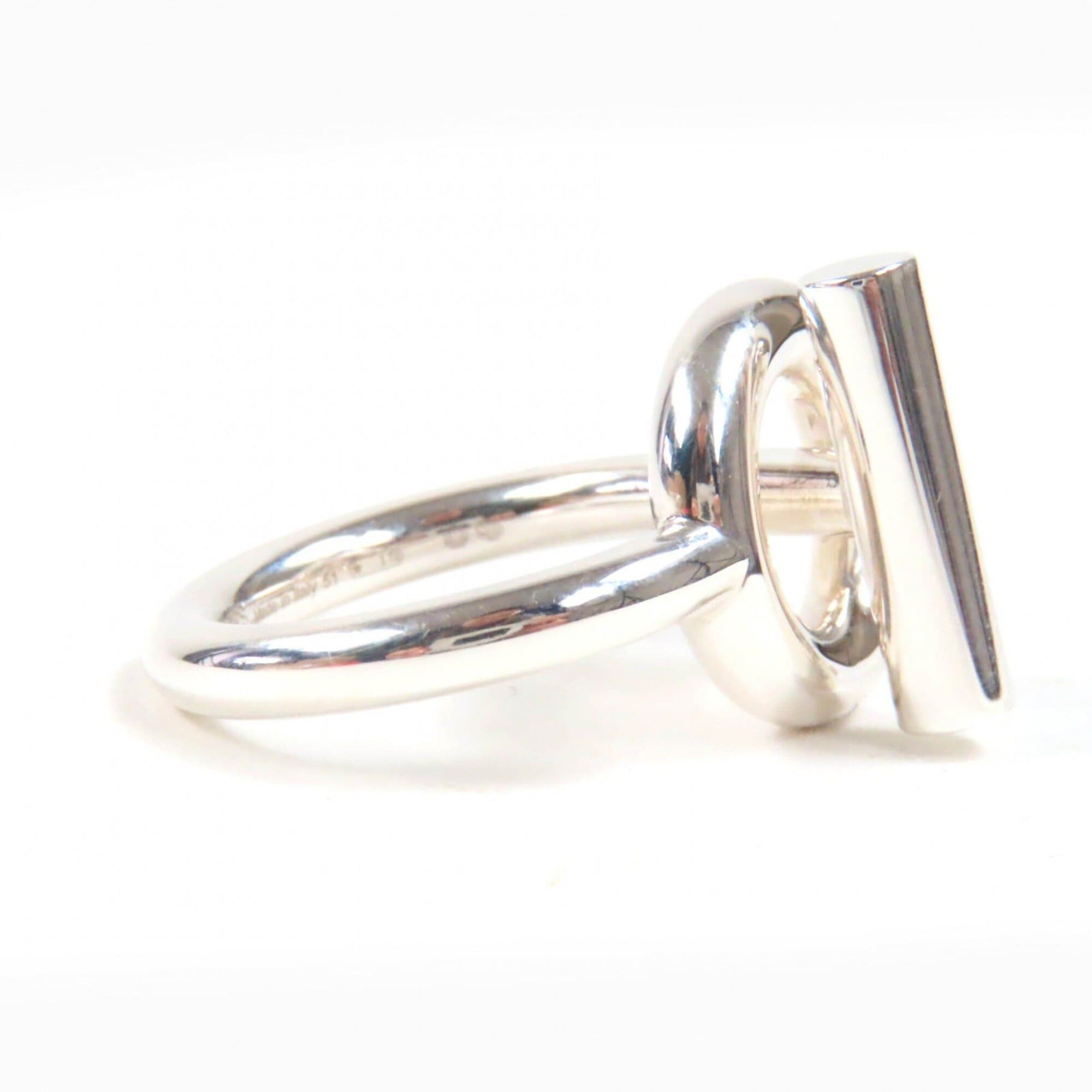 Hermes HERMES Echappé MM AG925 Ring (22BD167184), 2022 model, Silver, Size 51 (Japanese size equivalent), with box, Made in Italy, Weight: 9.9g, Women's. Size ONE SIZE - 6 Thumbnail