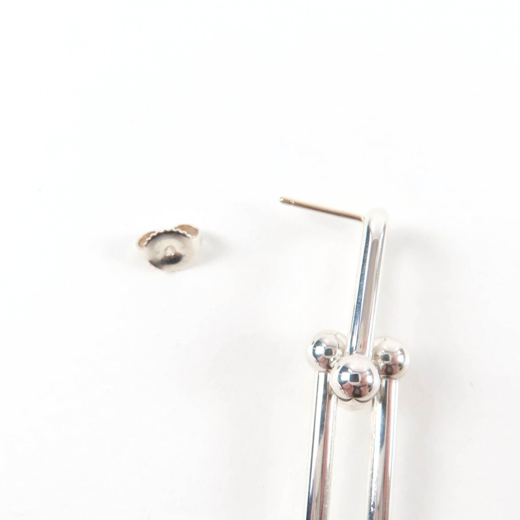 Tiffany & Co. TIFFANY&Co. Tiffany HardWear 925 Double Long Link Earrings, Silver, with Case, Weight 20.2g, Women's Size ONE SIZE - 5 Thumbnail