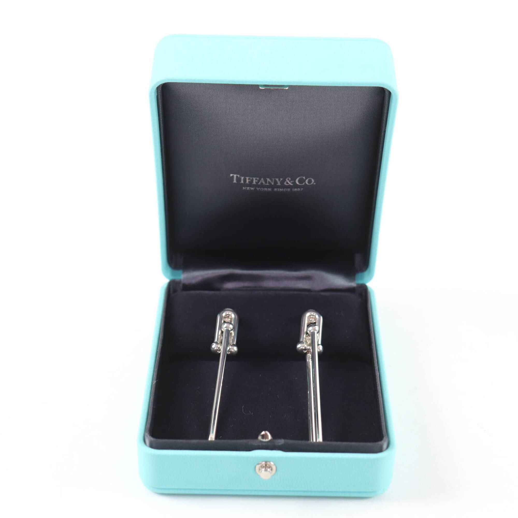 Tiffany & Co. TIFFANY&Co. Tiffany HardWear 925 Double Long Link Earrings, Silver, with Case, Weight 20.2g, Women's Size ONE SIZE - 2 Thumbnail