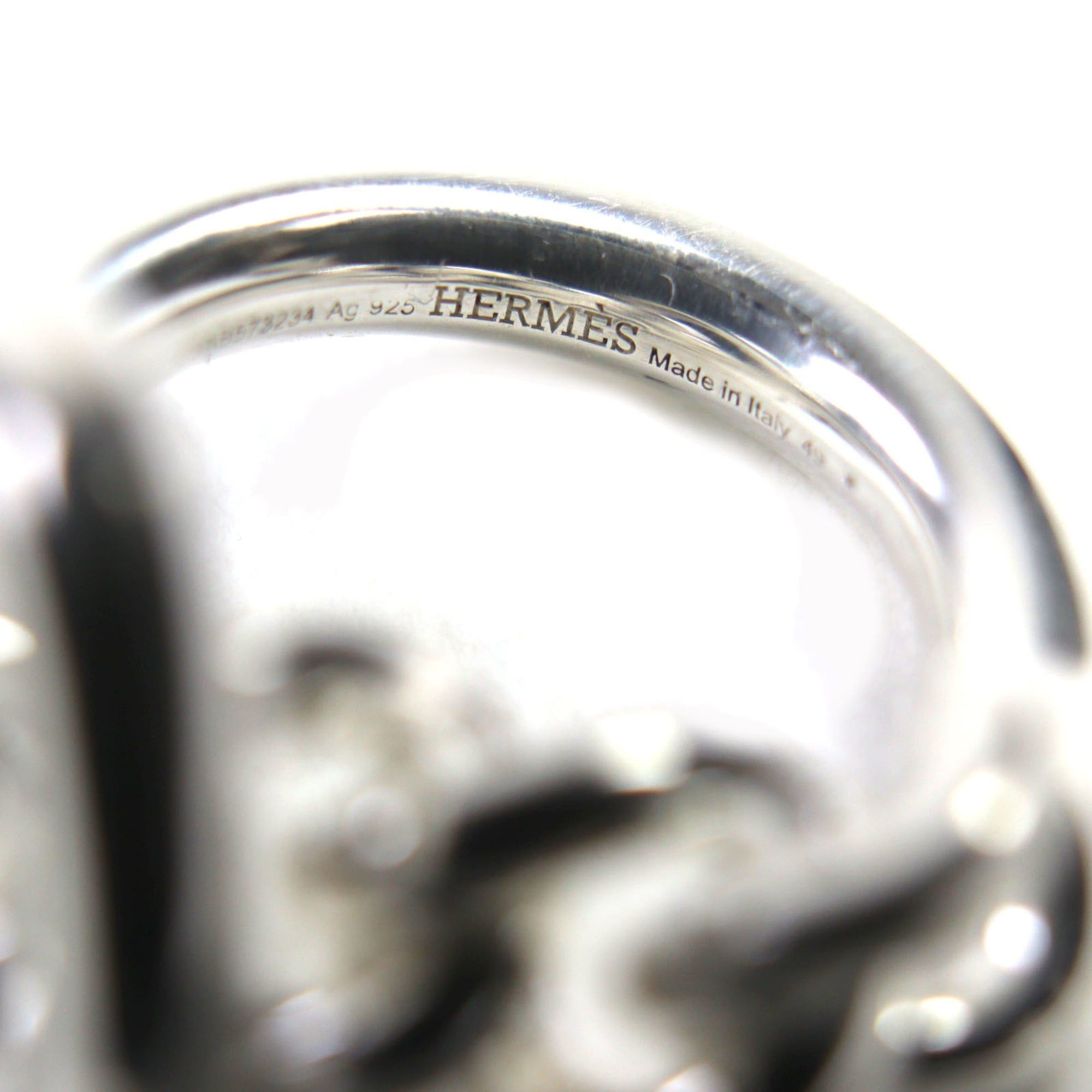 Hermes HERMES Croisette Ring, AG925, 2023 model, Silver, Size 49 (equivalent to Japanese size), Made in Italy, Weight: 15.7g Size ONE SIZE - 8 Thumbnail