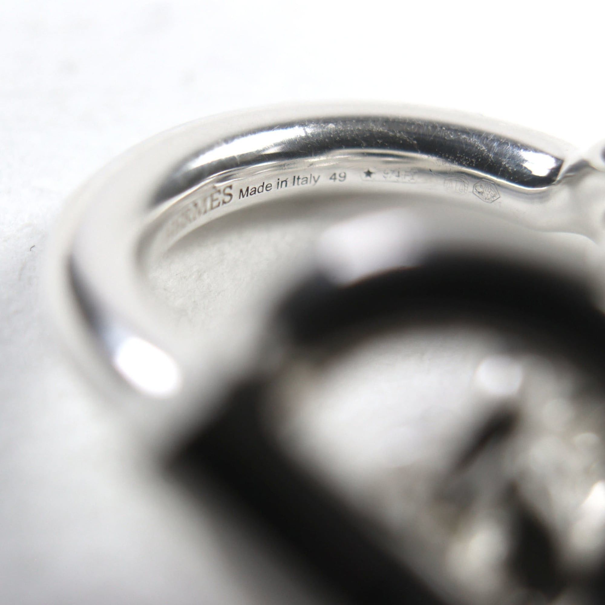 Hermes HERMES Croisette Ring, AG925, 2023 model, Silver, Size 49 (equivalent to Japanese size), Made in Italy, Weight: 15.7g Size ONE SIZE - 7 Thumbnail
