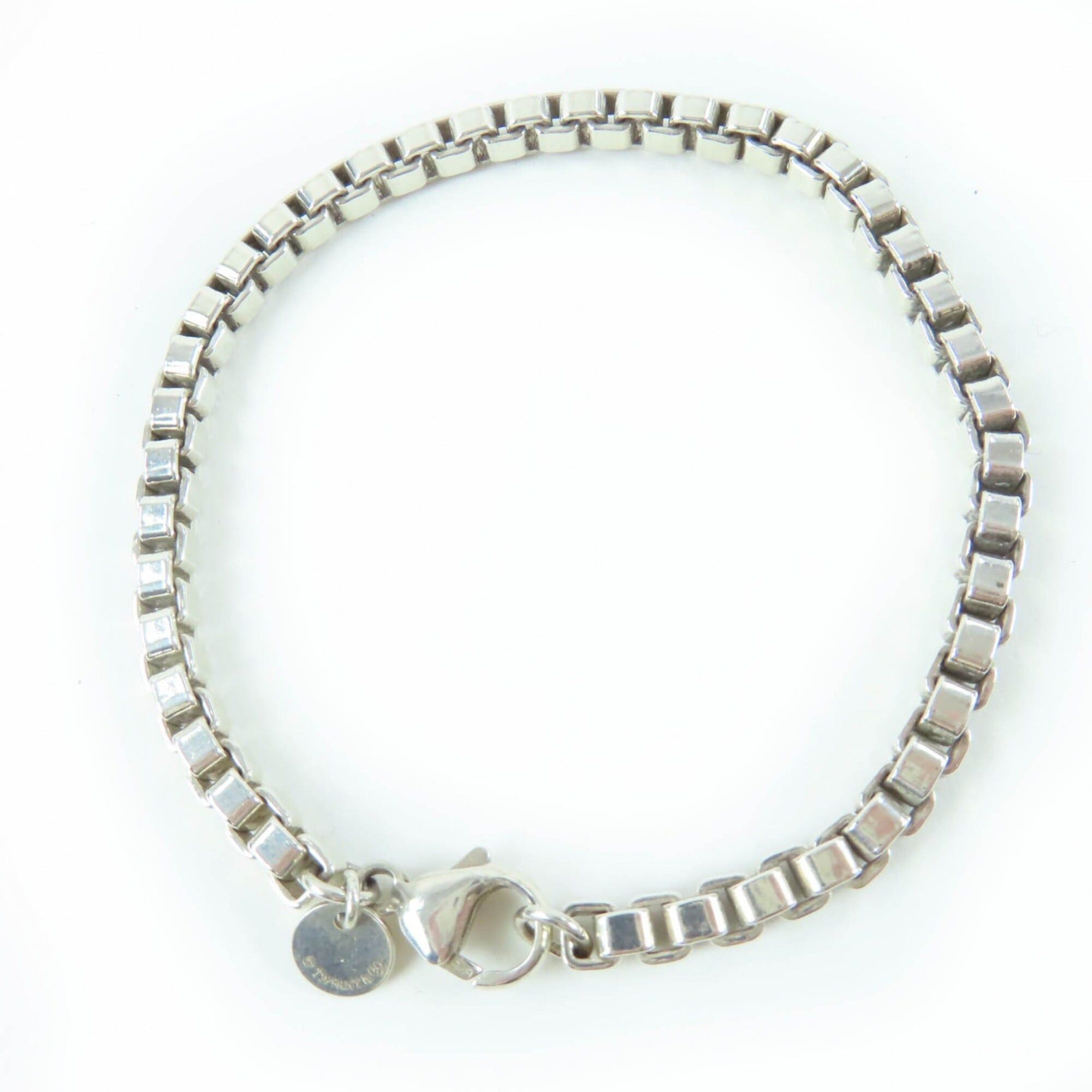 Tiffany & Co. TIFFANY&Co. Tiffany Venetian 925 Bangle Bracelet, Silver, with dust bag, Weight 16.1g, Women's. Size ONE SIZE - 3 Thumbnail