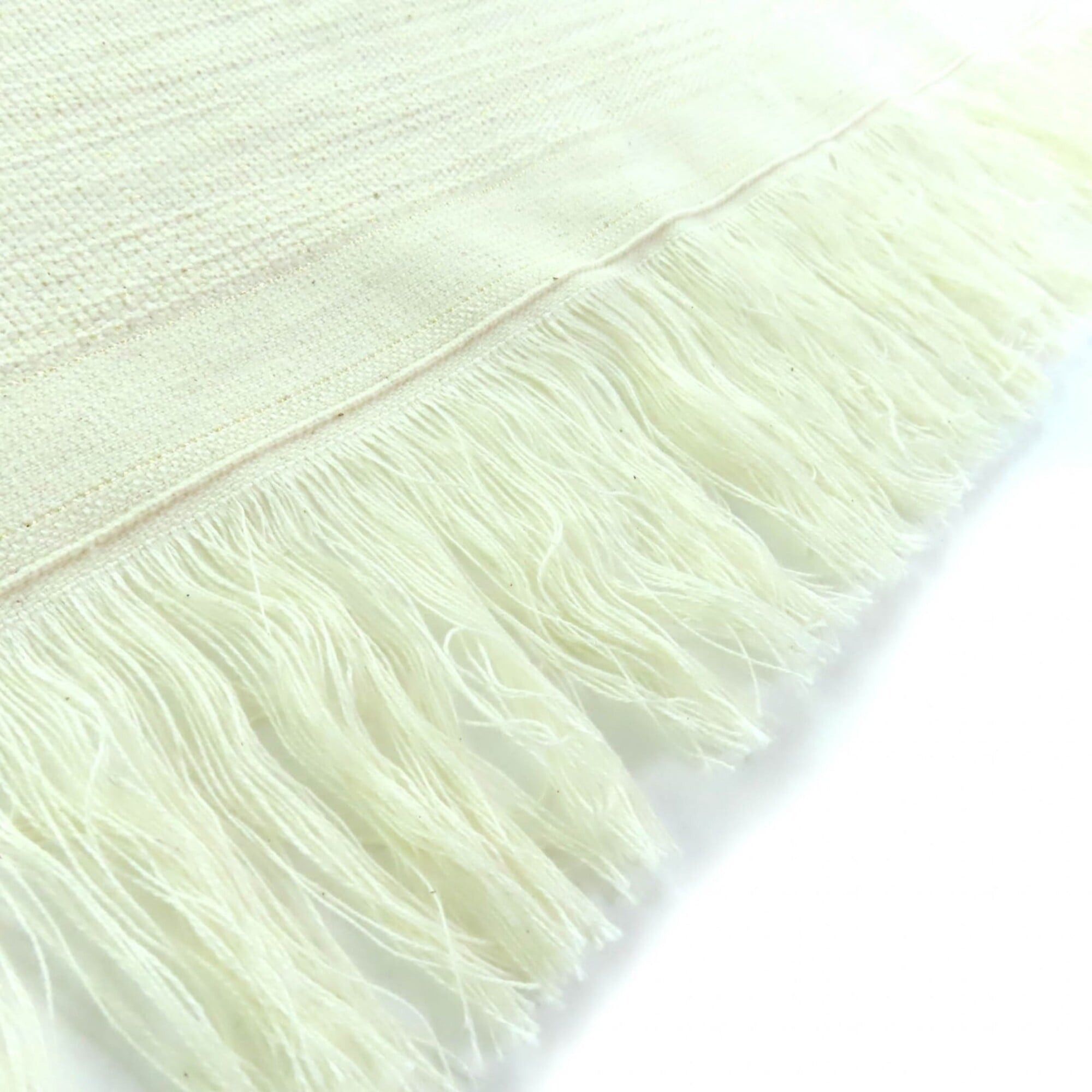 Chanel CHANEL Cotton Rug with Coco Mark Embroidery and Fringe Pouch, Beach Mat, Ivory, 200 x 100 cm, Made in Italy, Women's Size ONE SIZE - 4 Thumbnail