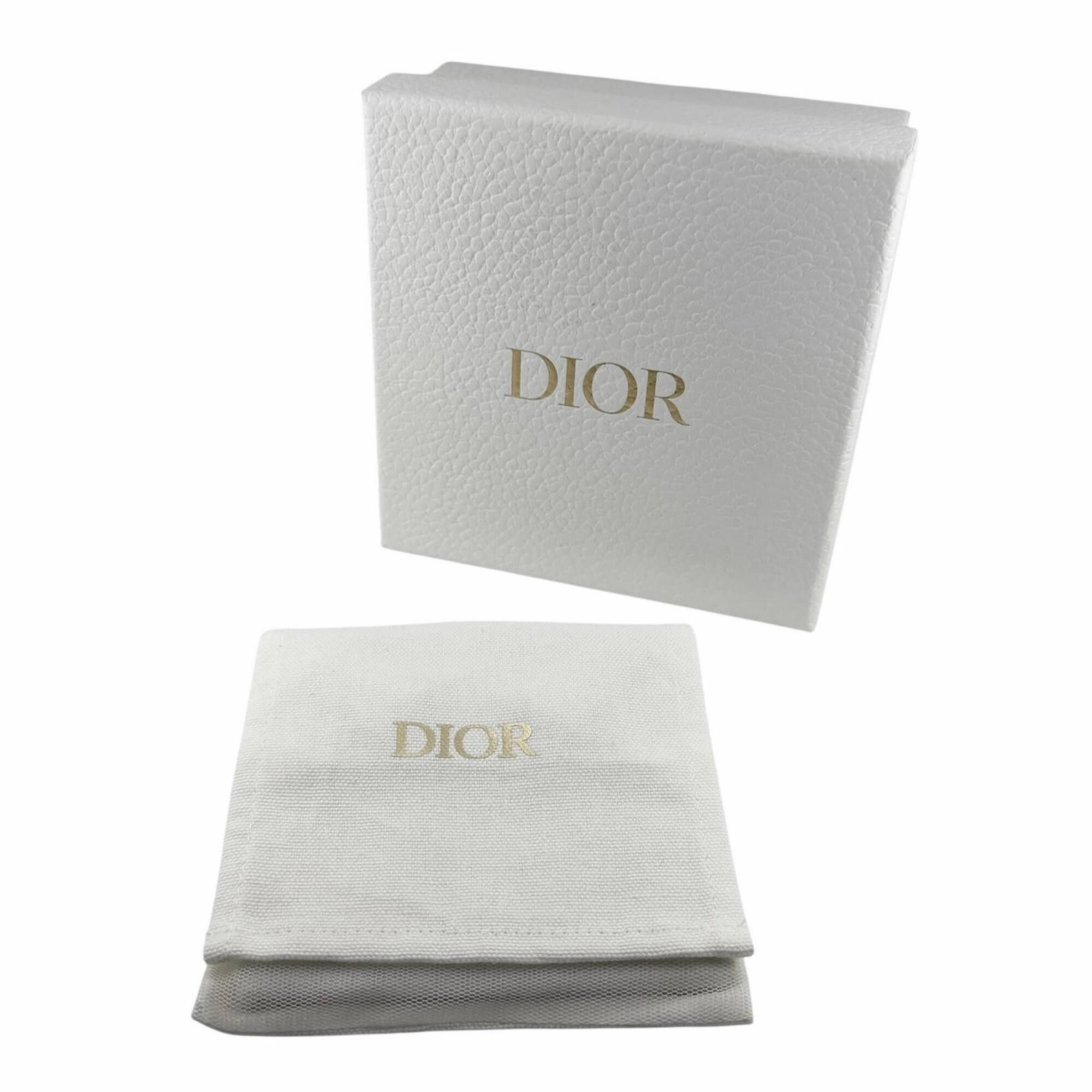 Dior Christian Dior DIOR N1390PTCPL Petit CD 1P Diamond Resin Pearl Necklace Rose Gold with Box and Dust Bag for Women Size ONE SIZE - 8 Thumbnail