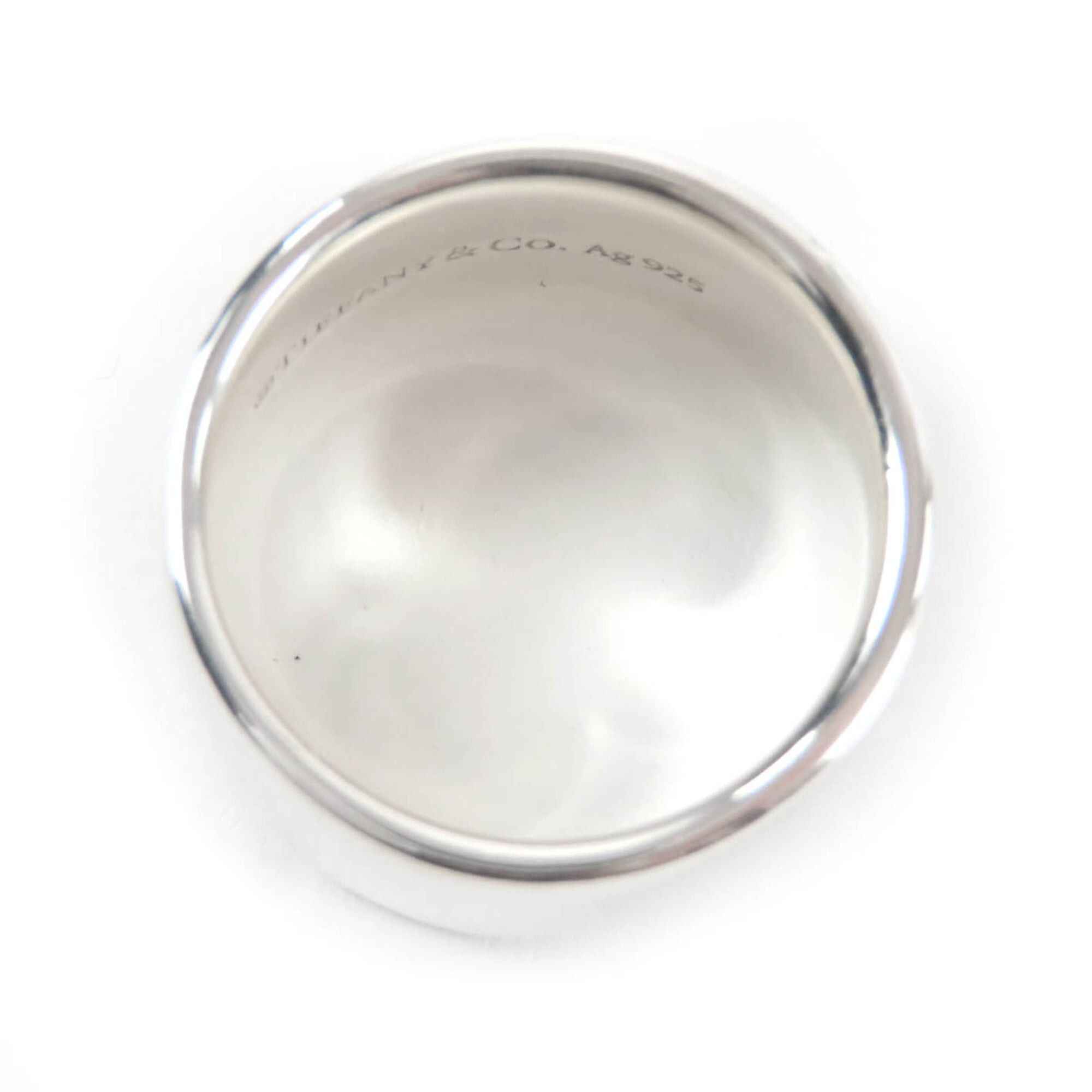 Tiffany & Co. TIFFANY&Co. Tiffany & Co. AG925 Logo Design Return to Wide Ring, Silver, Equivalent JP Price, Weight 7.67g, Women's Size ONE SIZE - 4 Thumbnail
