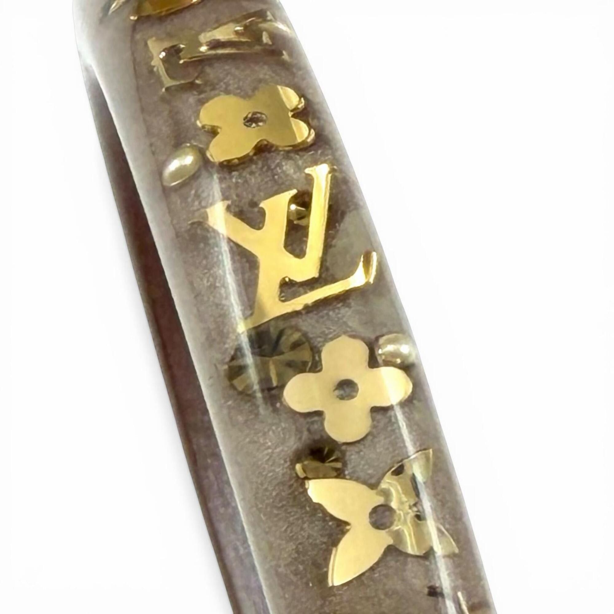 Louis Vuitton LOUIS VUITTON M65867 Bracelet Inclusion TPM Monogram Bangle Clear Brown Gold with Dust Bag Women's Size ONE SIZE - 7 Thumbnail
