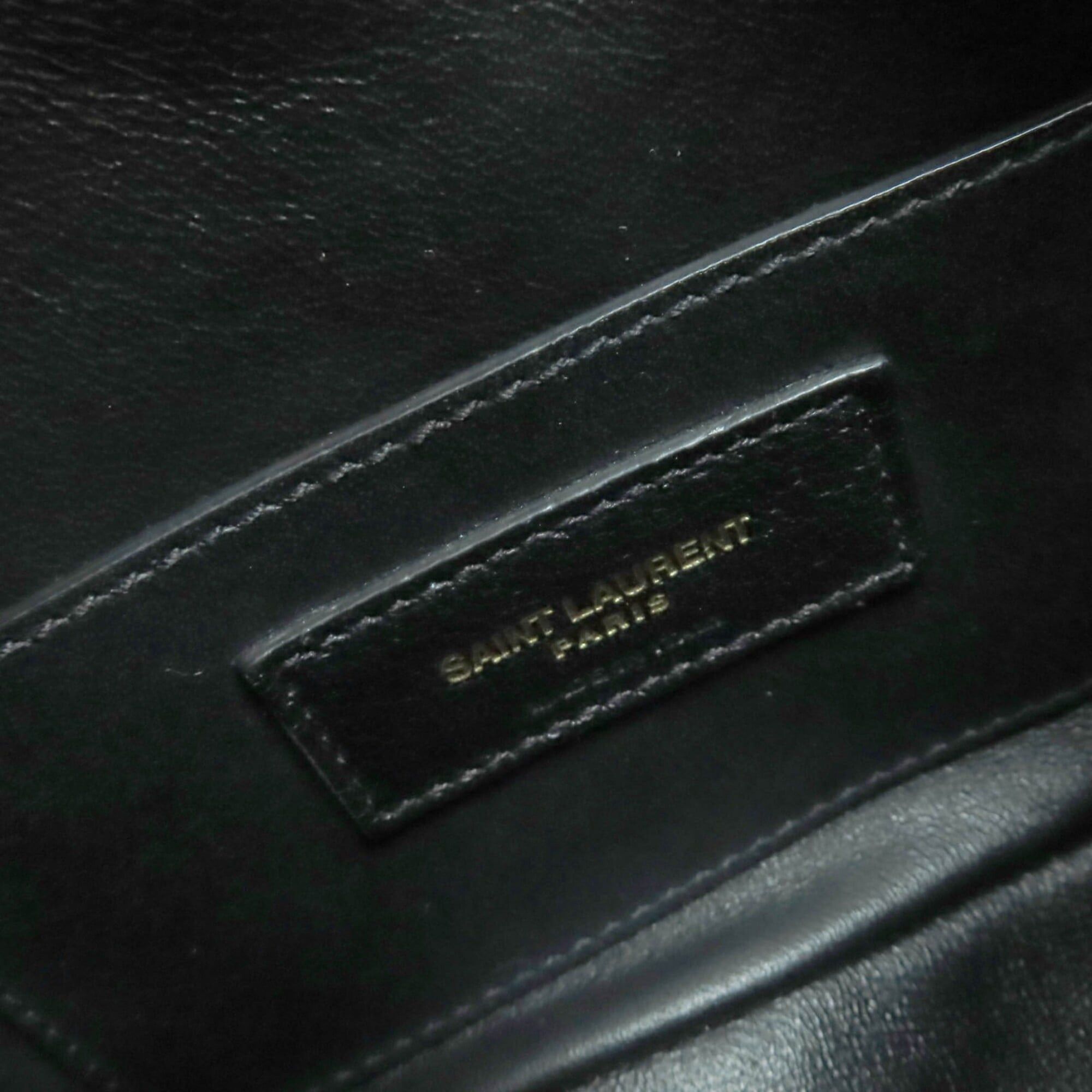 Saint Laurent Paris SAINT LAURENT 582673 YSL Logo Camera Bag Leather Shoulder Black Made in Italy Women's Size ONE SIZE - 12 Thumbnail