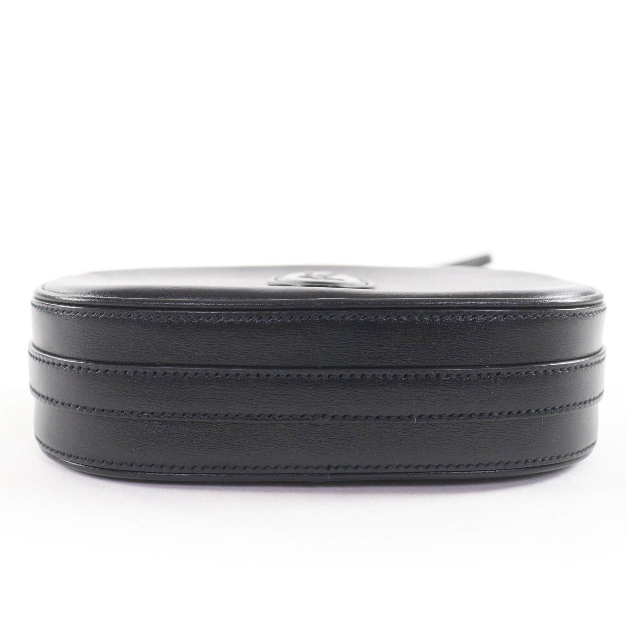Saint Laurent Paris SAINT LAURENT 582673 YSL Logo Camera Bag Leather Shoulder Black Made in Italy Women's Size ONE SIZE - 4 Thumbnail