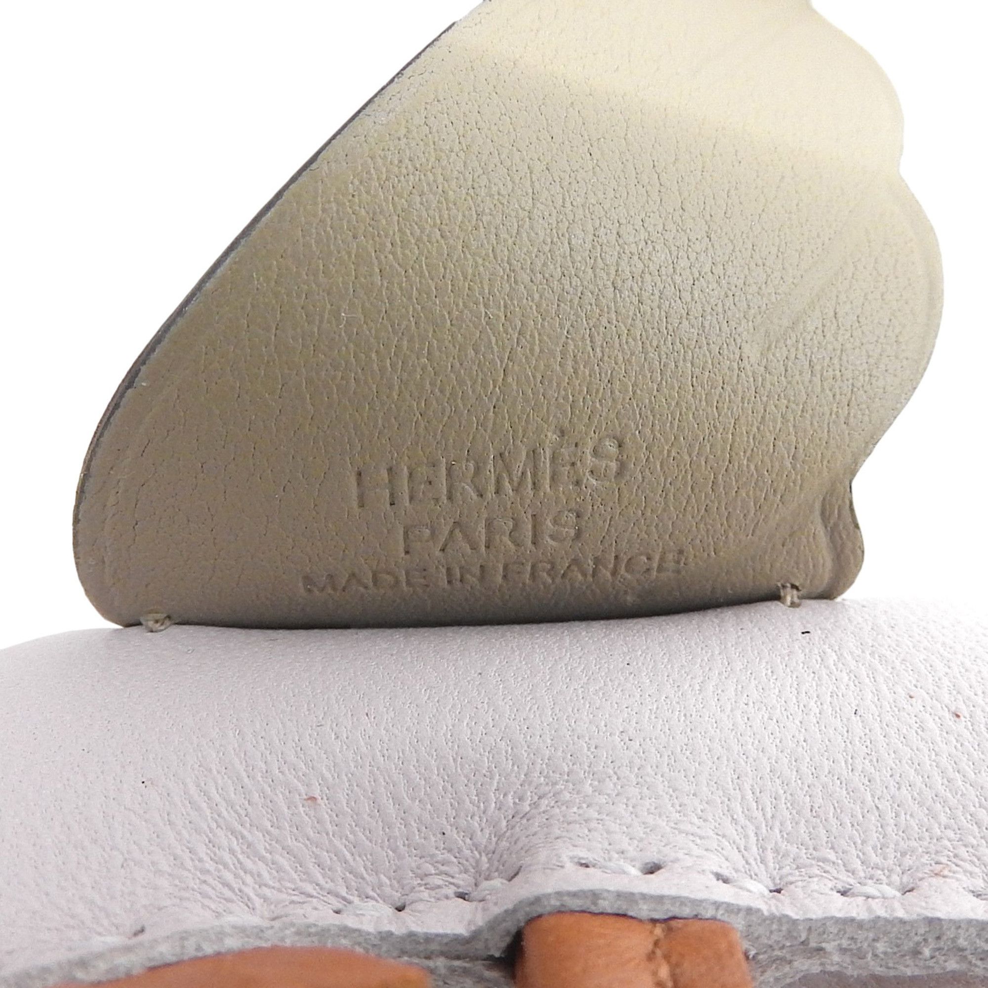 Hermes HERMES Rodeo Pegasus PM bag charm in Agneau Milo mauve pale beige Malfa Pain d'Épices with W stamp, box included, made France, women's. Size ONE SIZE - 8 Thumbnail