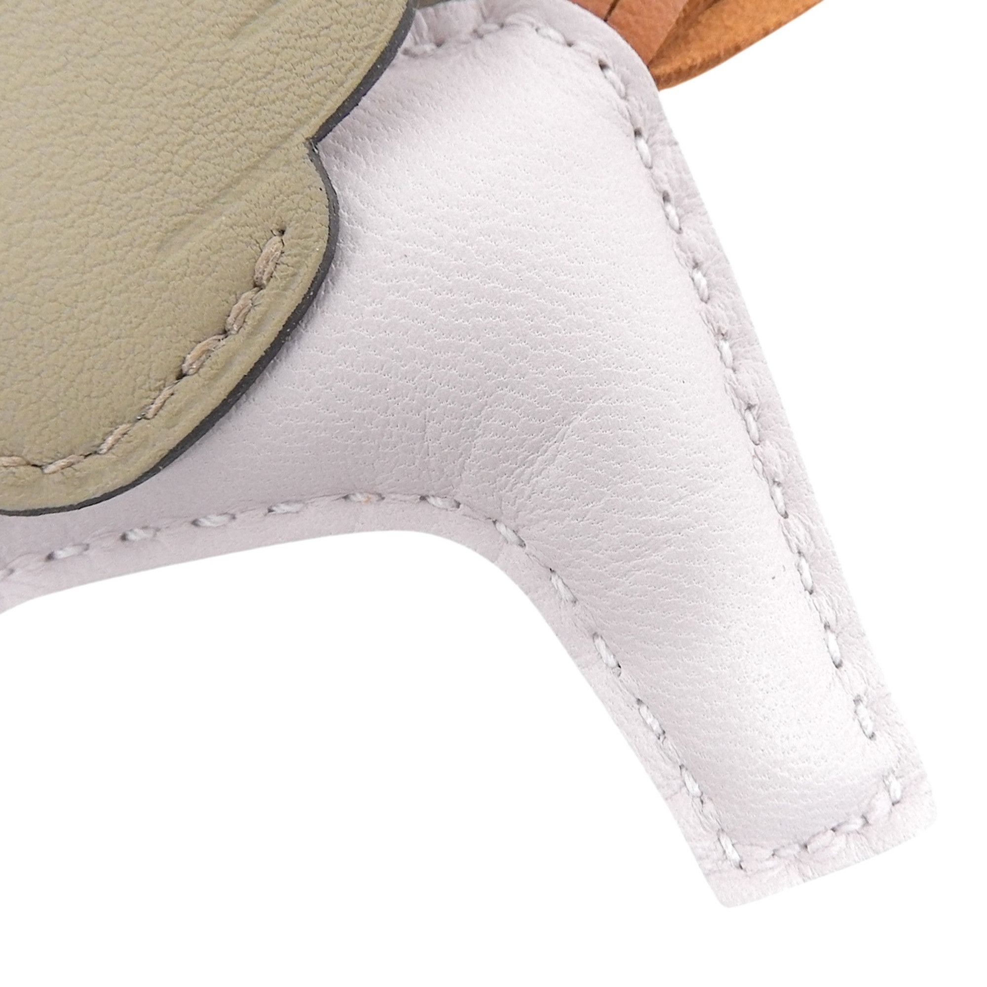Hermes HERMES Rodeo Pegasus PM bag charm in Agneau Milo mauve pale beige Malfa Pain d'Épices with W stamp, box included, made France, women's. Size ONE SIZE - 5 Thumbnail