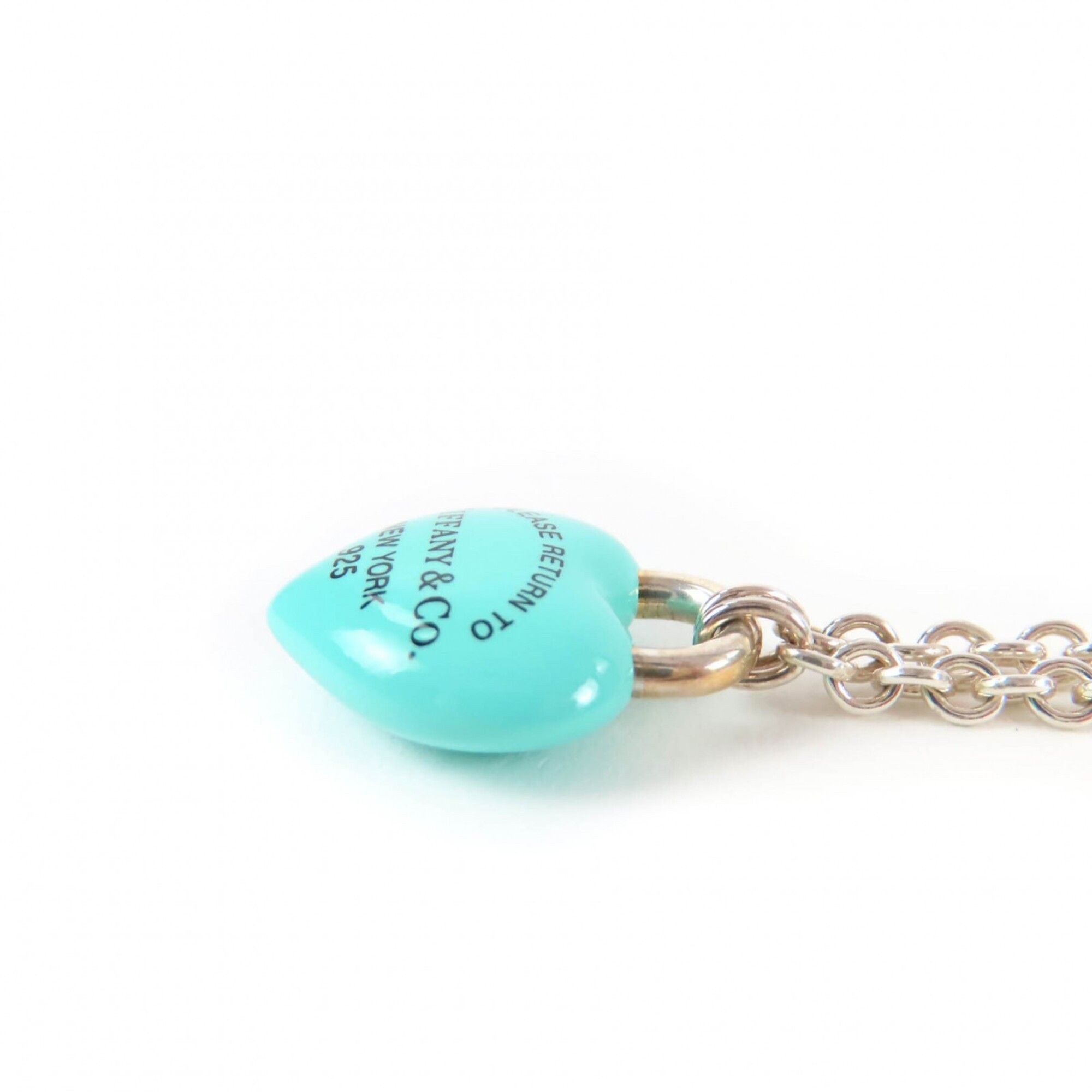 Tiffany & Co. TIFFANY&Co. Tiffany & Co. Return to Full Heart Bracelet AG925 Silver Blue Comes with Box and Dust Bag Weight 5.34g Women's Size ONE SIZE - 4 Thumbnail