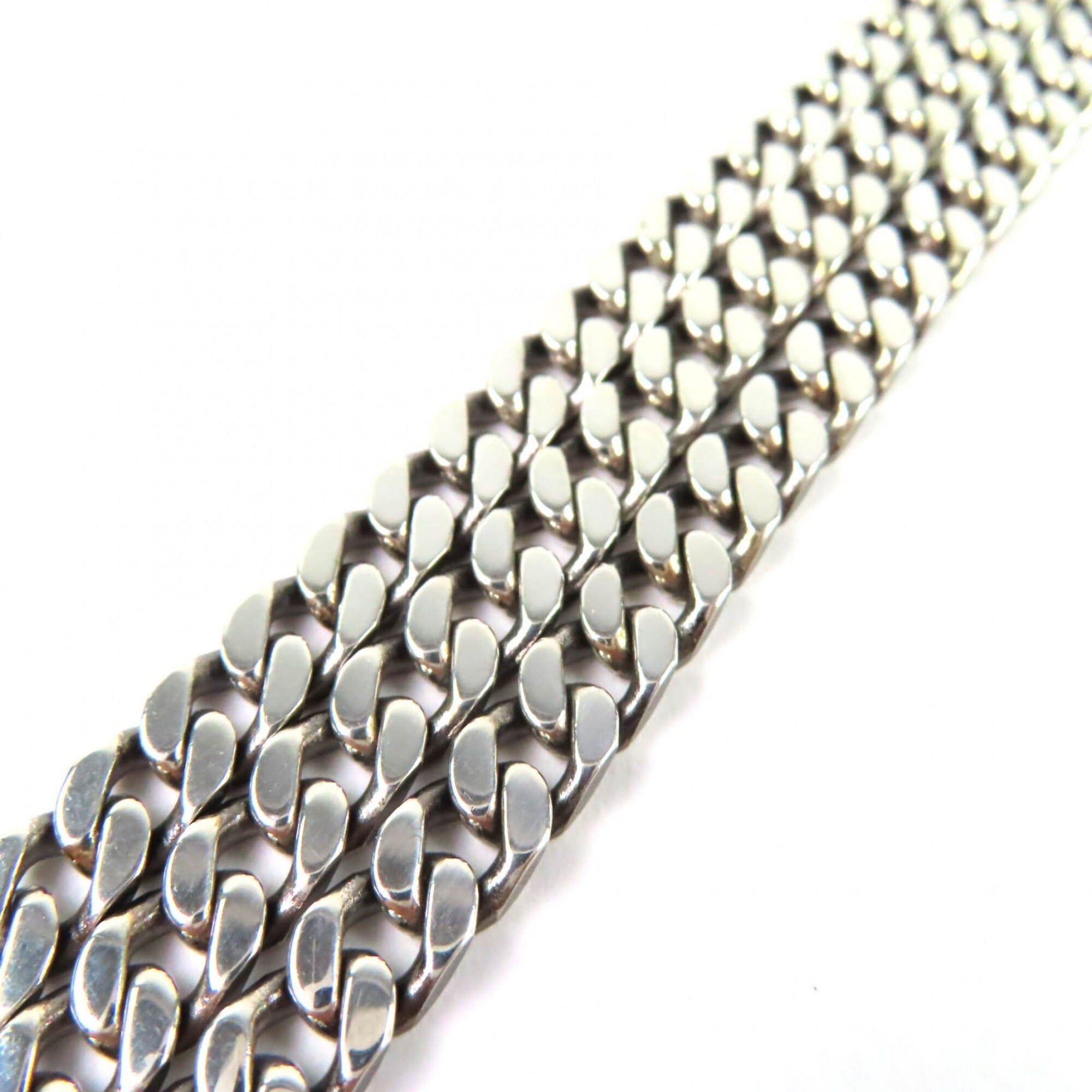 Gucci GUCCI Ghost SV925 Skull GG Pattern Triple Chain Bracelet, Silver, 16cm Length, Made in Italy, Weight 29.12g, Women's. Size ONE SIZE - 4 Thumbnail