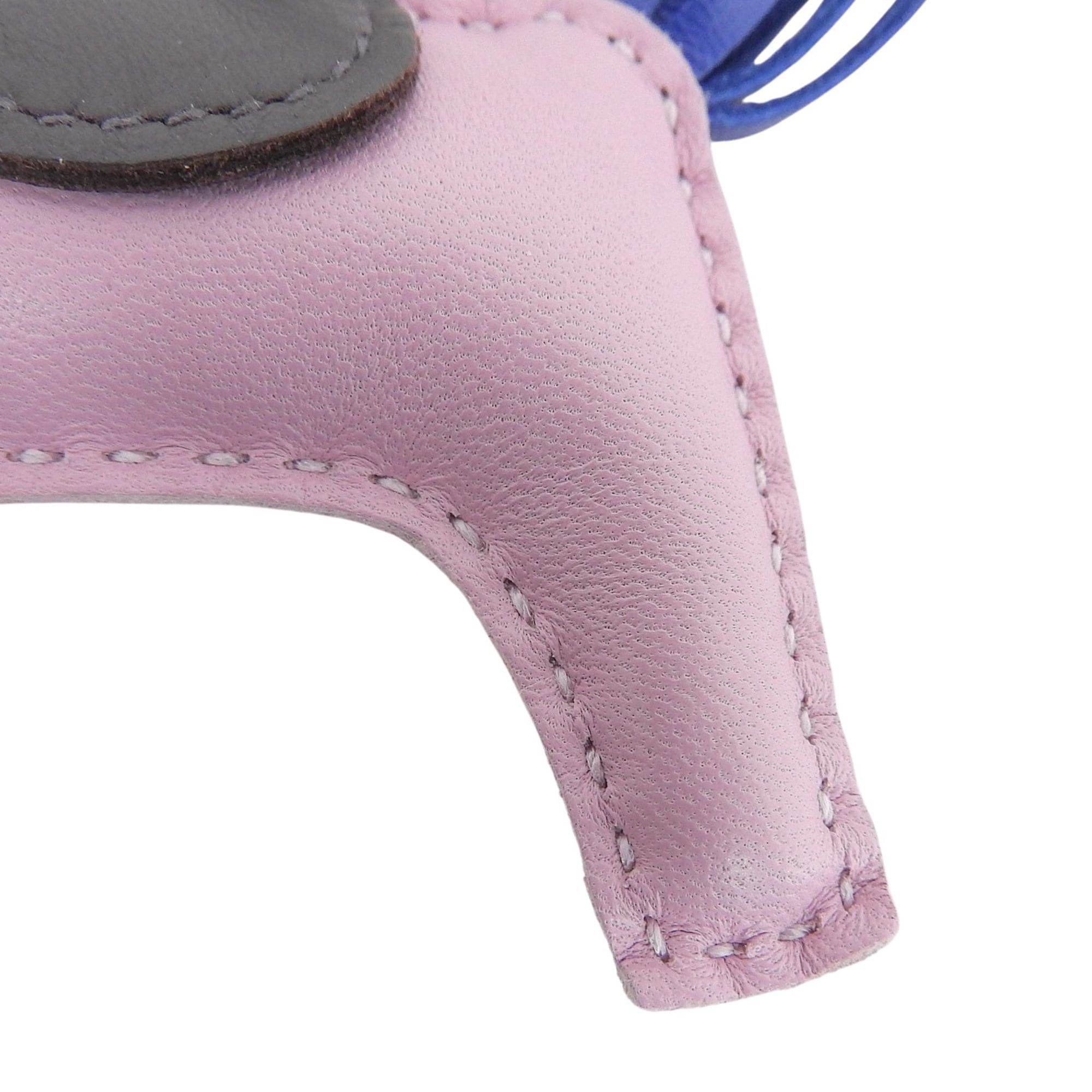 Hermes HERMES Rodeo Charm PM Agneau Milo Mauve Sylvestre Blue France Bag B Stamp Made in Women's Size ONE SIZE - 5 Thumbnail