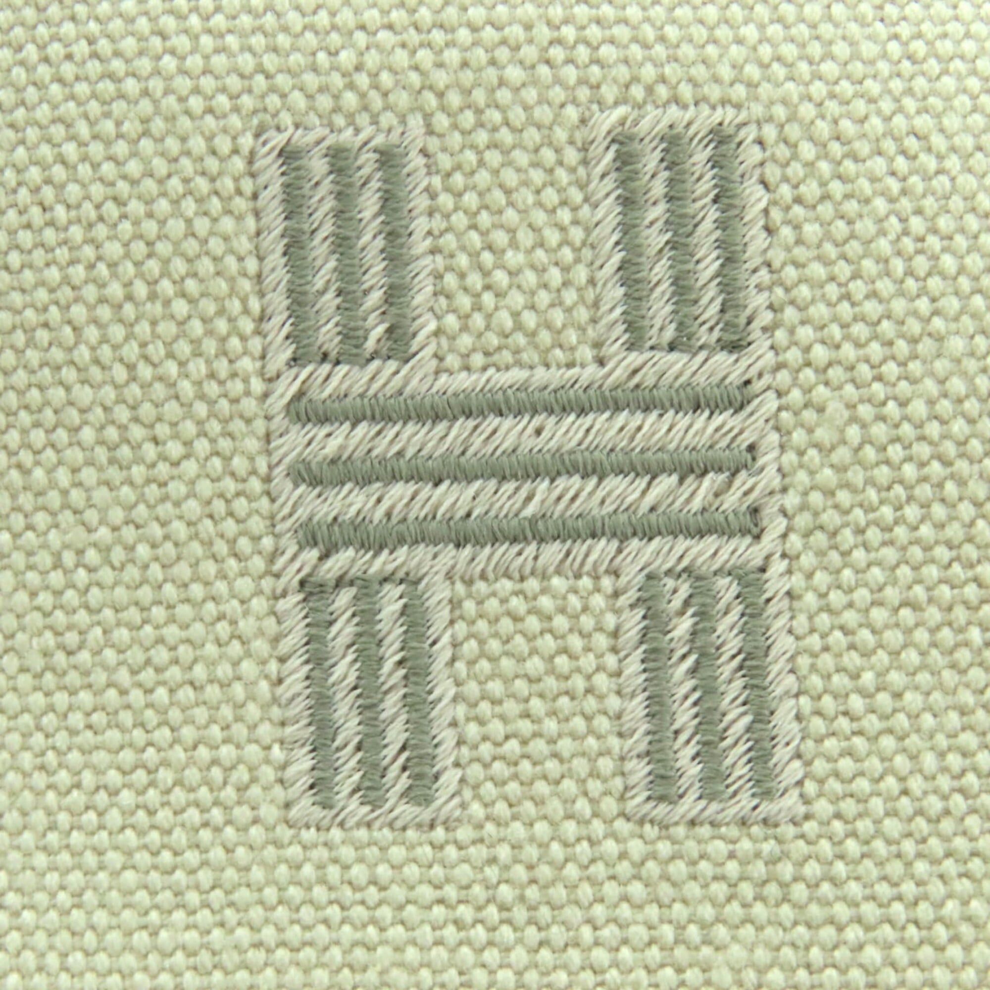 Hermes HERMES Bride-à-Brac GM 100% Cotton H Logo Sellier Button Handbag Pouch Ivory Made in France Women's Size ONE SIZE - 8 Thumbnail