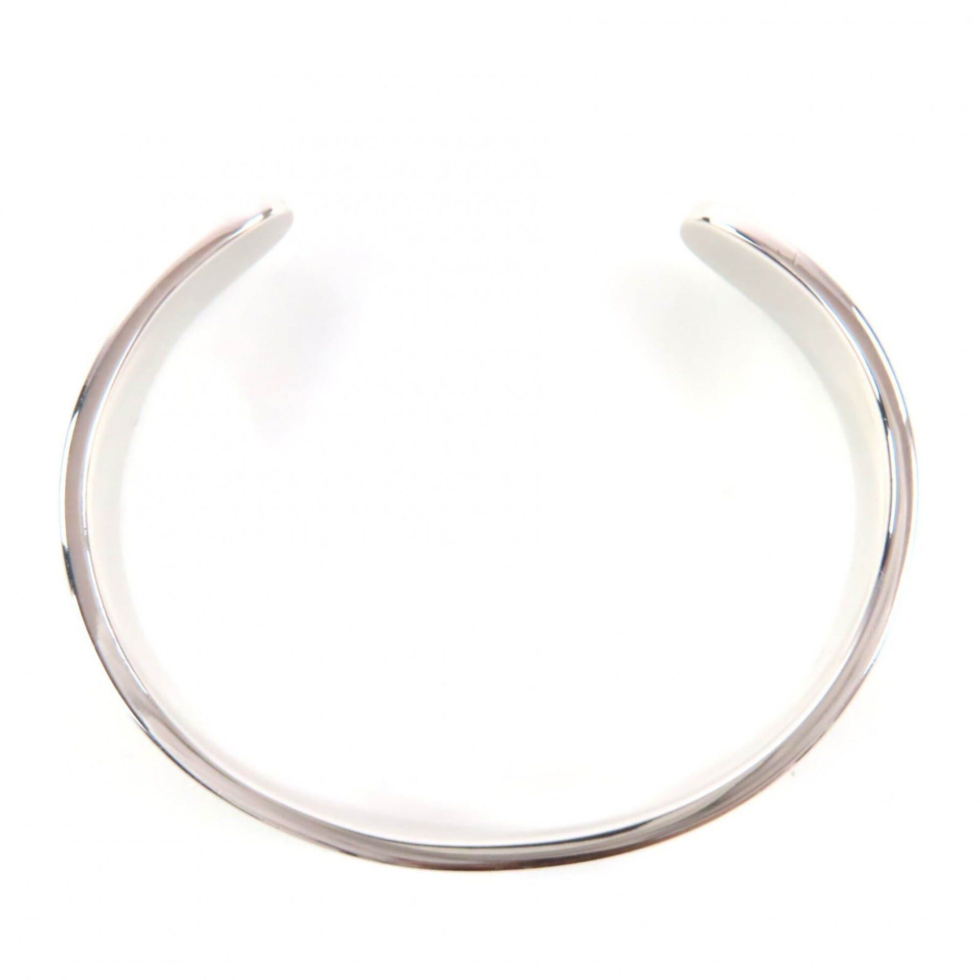 Tiffany & Co. TIFFANY&Co. Tiffany & Co. Return to AG925 Diamond RTT Narrow Cuff Bangle Silver Size S Weight 33.6g Women's Size ONE SIZE - 5 Thumbnail