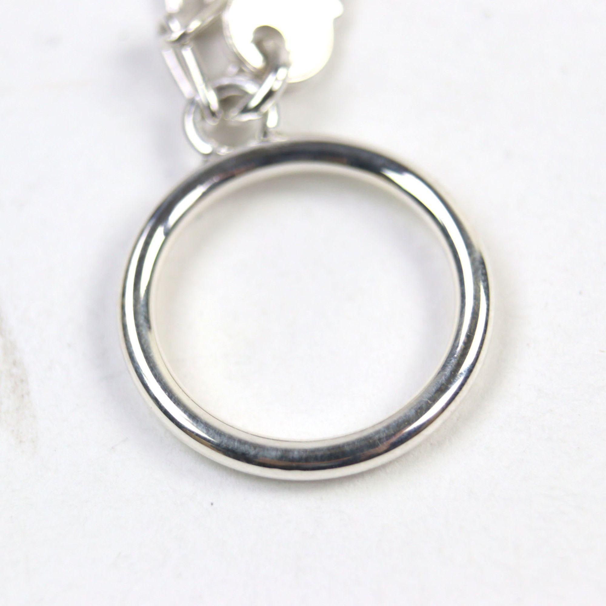 Hermes HERMES Alpha Kelly AG925 Clochette Cadena Double Ring - Silver Accessory, Size 49 (Japanese Equivalent), Made in France, Weight 11.37g, Women's Size ONE SIZE - 10 Thumbnail