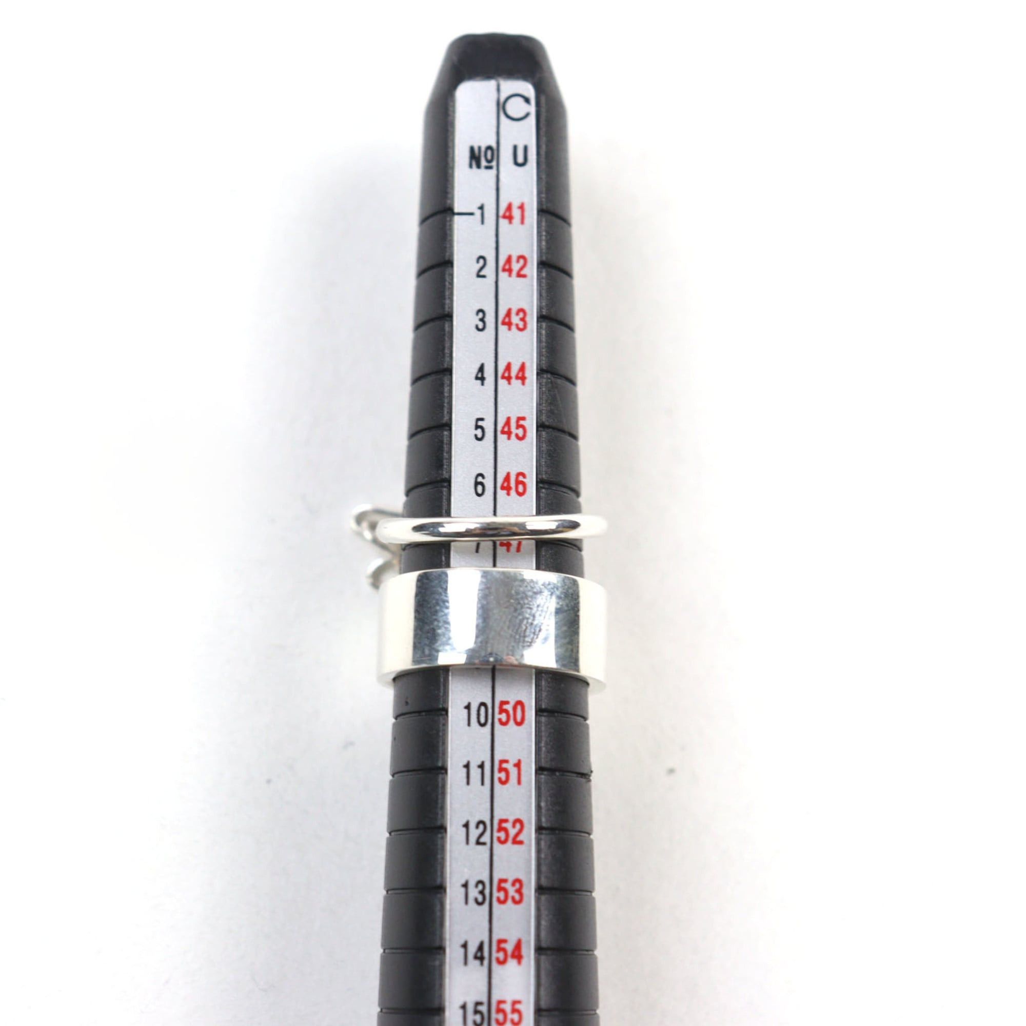 Hermes HERMES Alpha Kelly AG925 Clochette Cadena Double Ring - Silver Accessory, Size 49 (Japanese Equivalent), Made in France, Weight 11.37g, Women's Size ONE SIZE - 14 Thumbnail