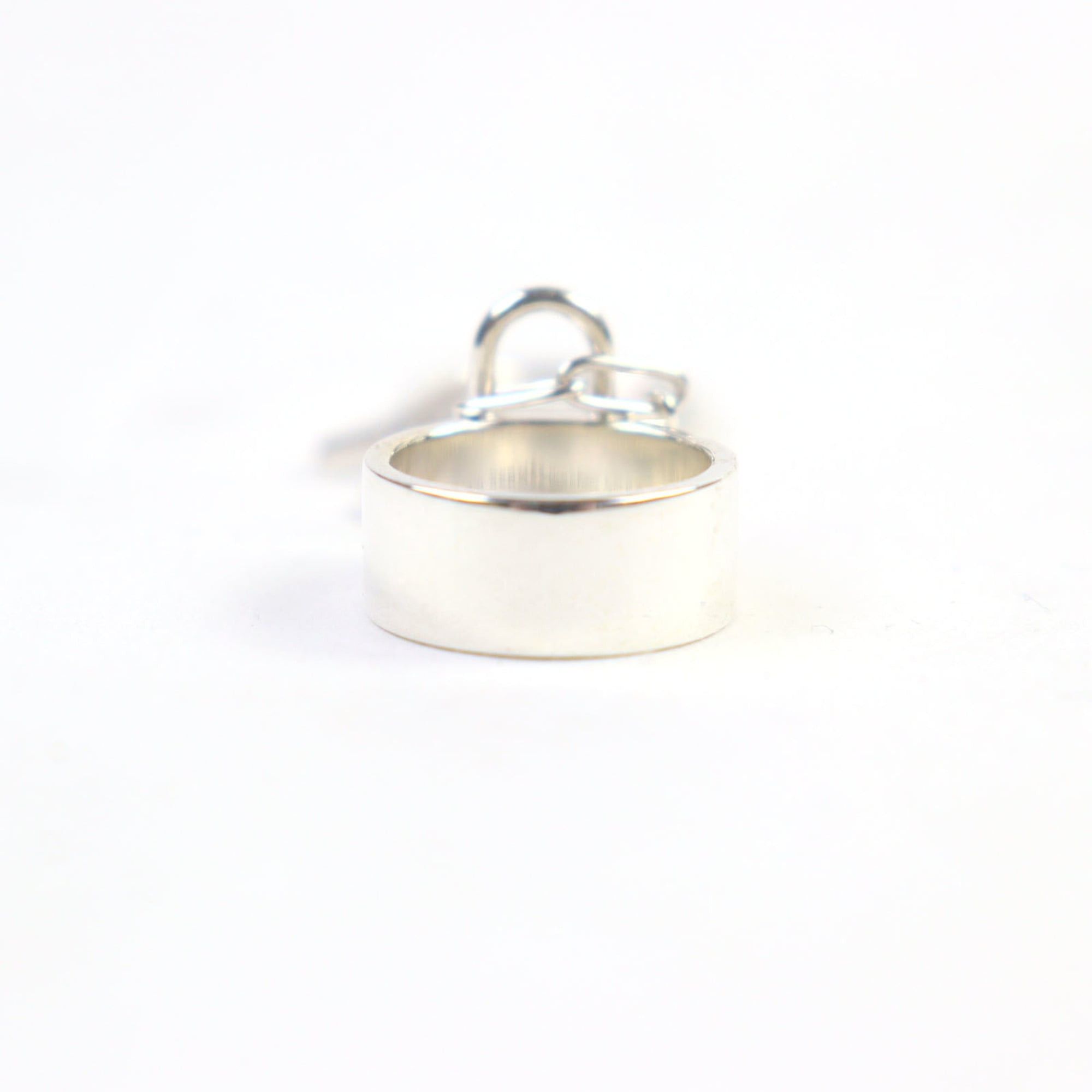 Hermes HERMES Alpha Kelly AG925 Clochette Cadena Double Ring - Silver Accessory, Size 49 (Japanese Equivalent), Made in France, Weight 11.37g, Women's Size ONE SIZE - 4 Thumbnail