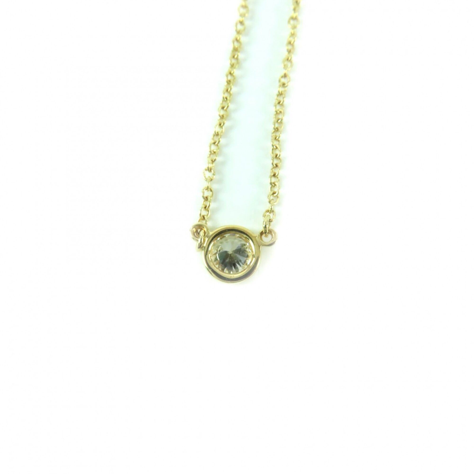 Tiffany & Co. TIFFANY&Co. Tiffany & Co. Elsa Peretti 750 (YG) By the Yard 1P Diamond Necklace, 0.22ct Diamond, G VVS2, 3EX, NONE, 36203625, Gold, Box Case Included, Total Weight 1.93g, Women's. Size ONE SIZE - 3 Thumbnail