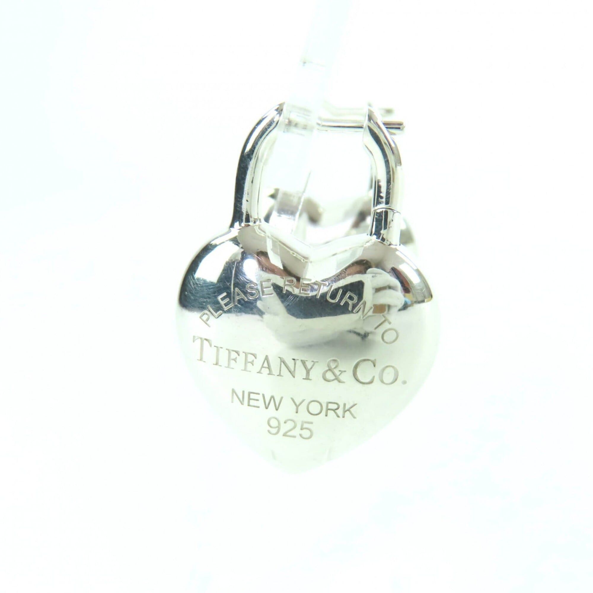 Tiffany & Co. TIFFANY&Co. Tiffany & Co. Return to Full Heart Earrings, Medium, AG925 Silver, Weight 22.3g, Women's Size ONE SIZE - 6 Thumbnail
