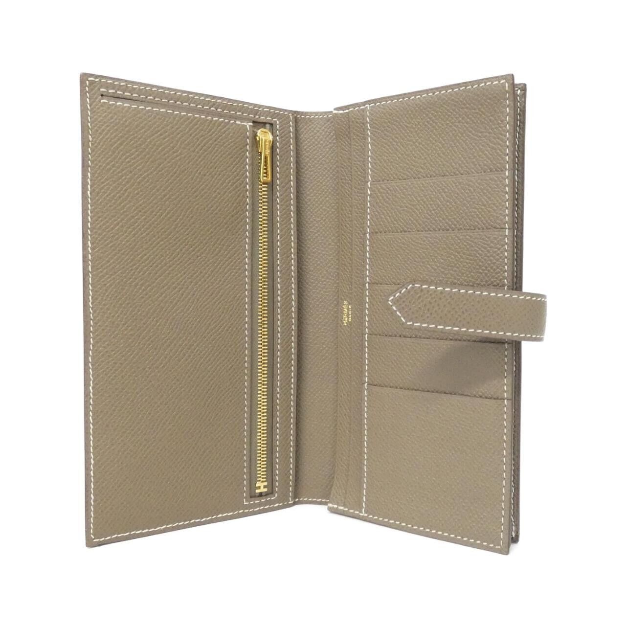 Hermes Hermes Hermes Bearn Soufflet Epsom long wallet Leather Long Wallet C DUTY FREE for USA Size ONE SIZE - 6 Thumbnail