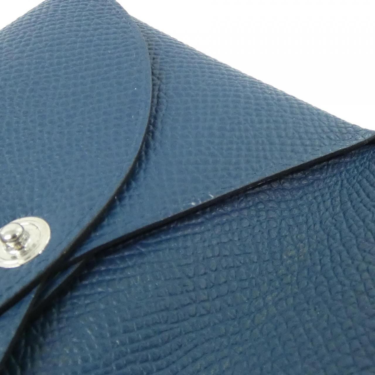 Hermes Hermes Hermes Calvi Duo Epsom Coin Case Leather Coin Case W DUTY FREE for USA Size ONE SIZE - 10 Thumbnail