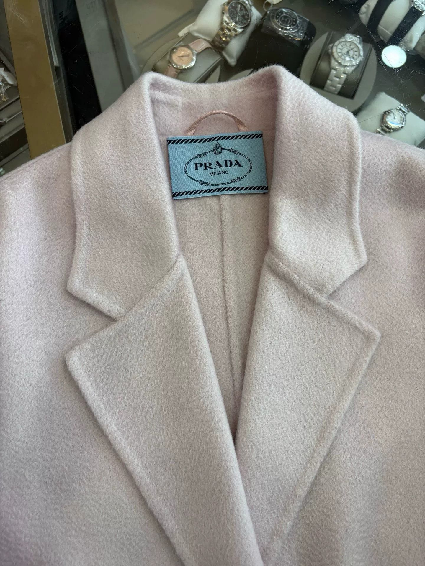 Prada Prada Light Pink Cashmere Coat Size S / US 4 / IT 40 - 5 Thumbnail
