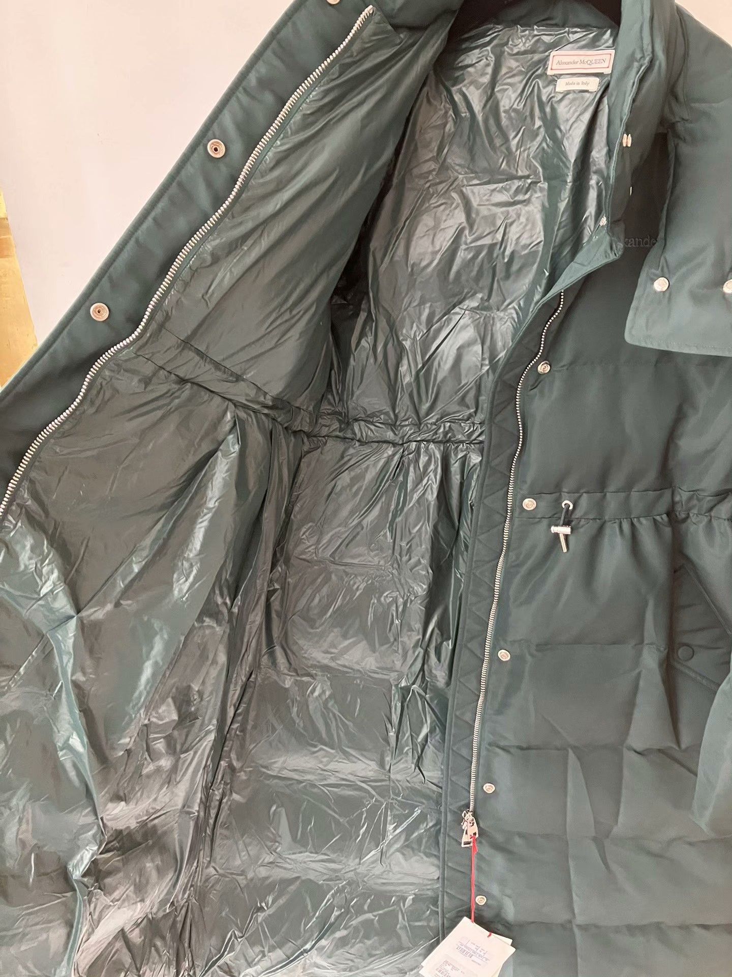McQ Alexander McQueen Alexander Wang MQ Dark Green Long Puffy Coat Size US XS / EU 42 / 0 - 3 Thumbnail