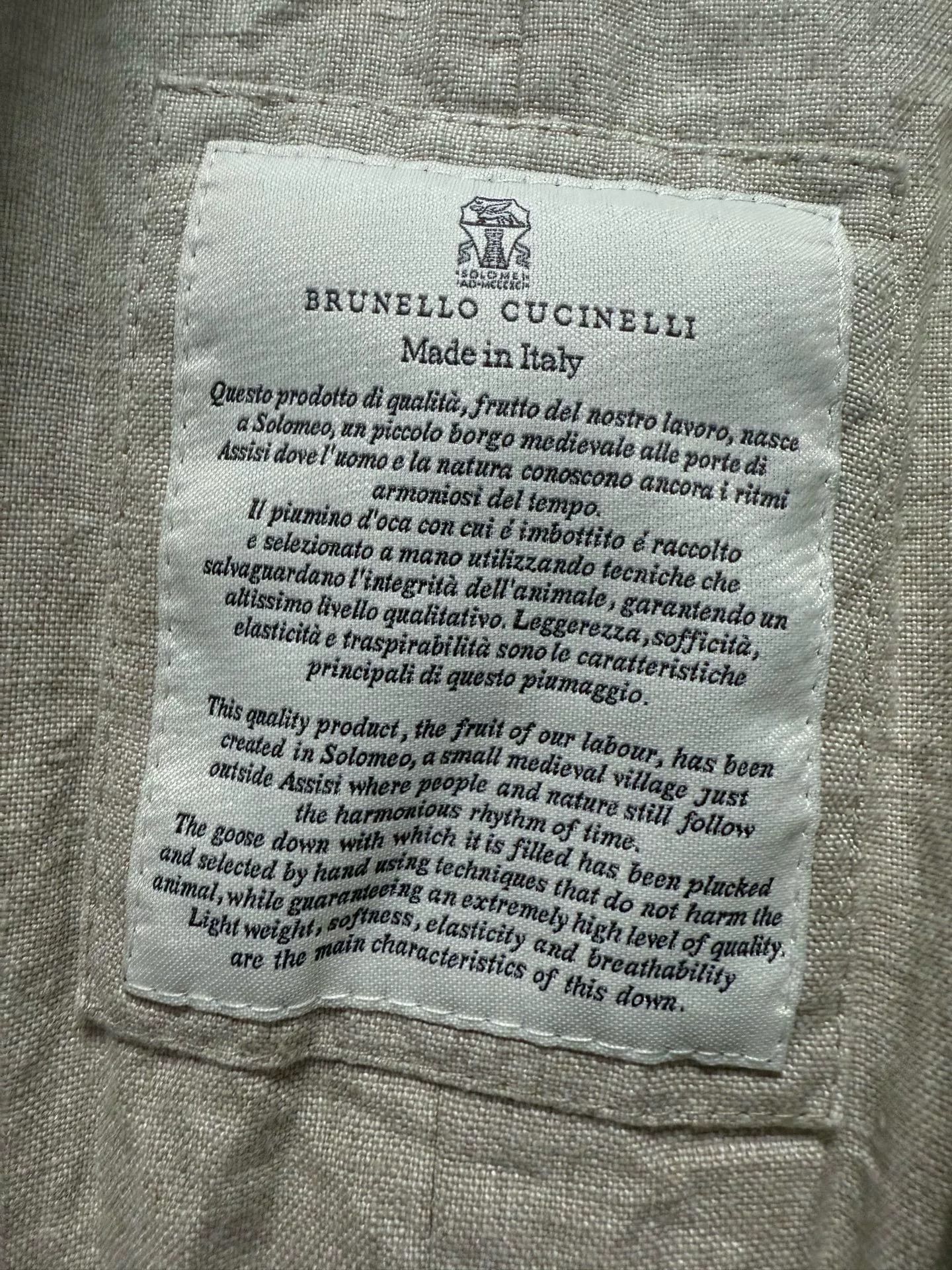 Brunello Cucinelli Brunello Cucinelli Belted Lapel Down Jacket Size L / US 10 / IT 46 - 3 Thumbnail