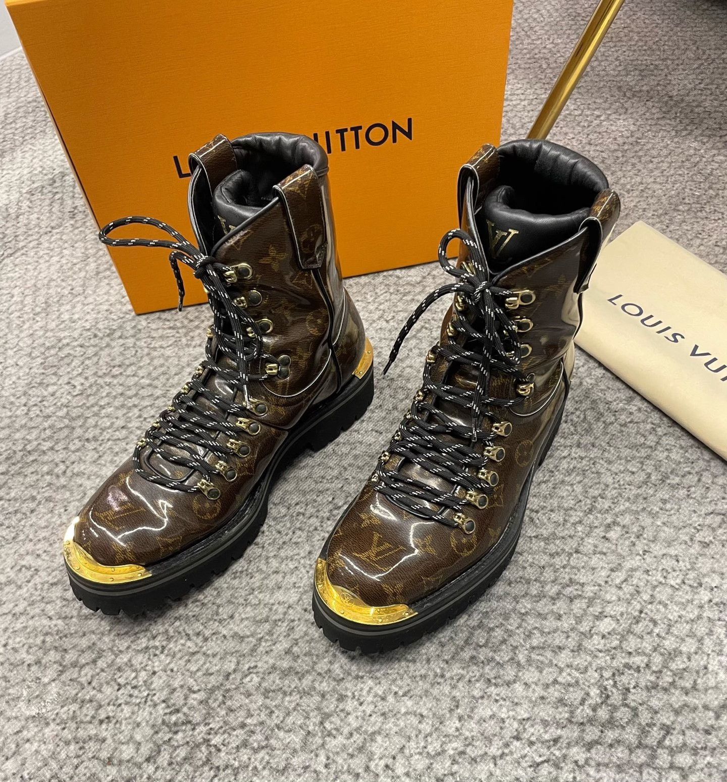 Louis Vuitton Louis Vuitton Monogram Mid-Calf Boots Size US 8 / EU 41 - 6 Thumbnail