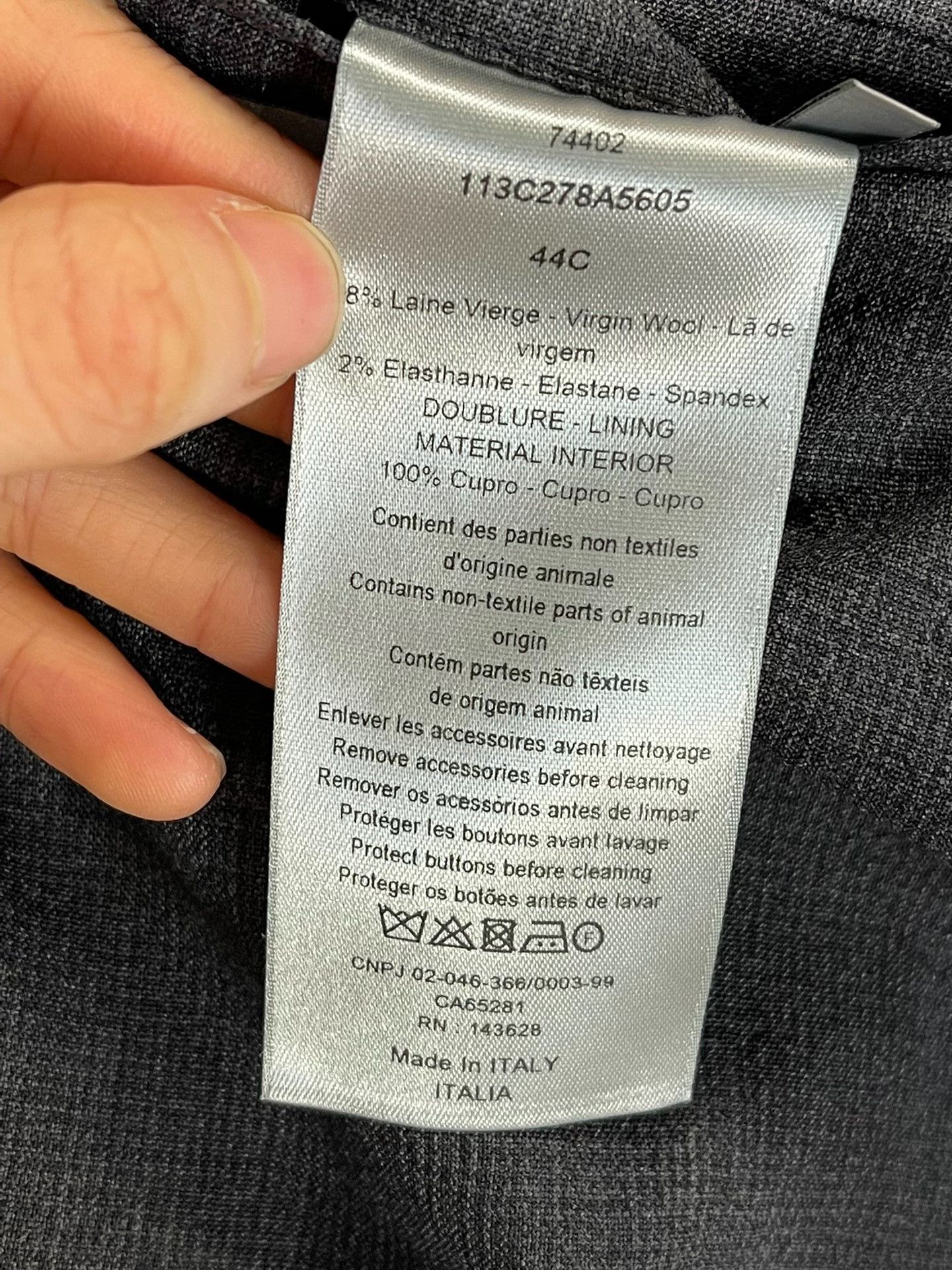 Dior Dior CD Pin Classic Suit Jacket Size US S / EU 44-46 / 1 - 6 Thumbnail