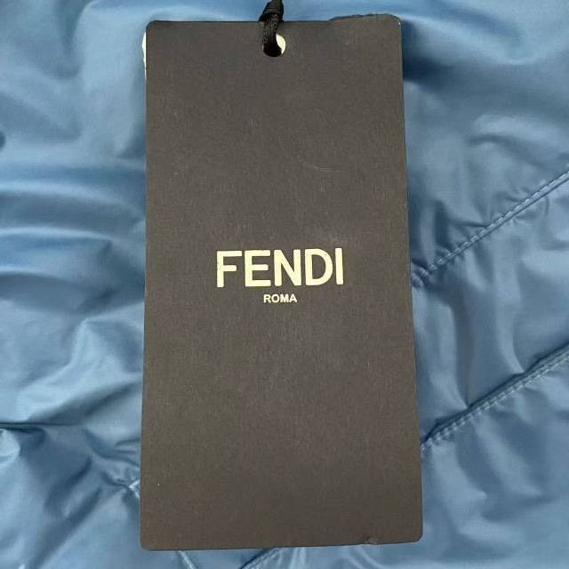 Fendi Fendi Logo Blue Hooded Jacket Size US M / EU 48-50 / 2 - 5 Thumbnail