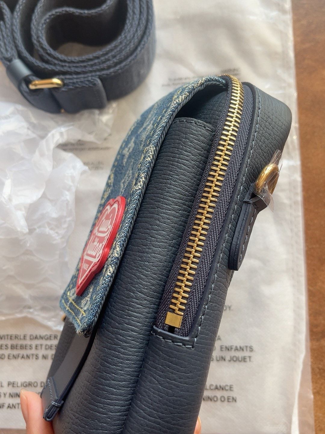 Louis Vuitton LV x NIGO Denim Crossbody Bag Size ONE SIZE - 3 Thumbnail