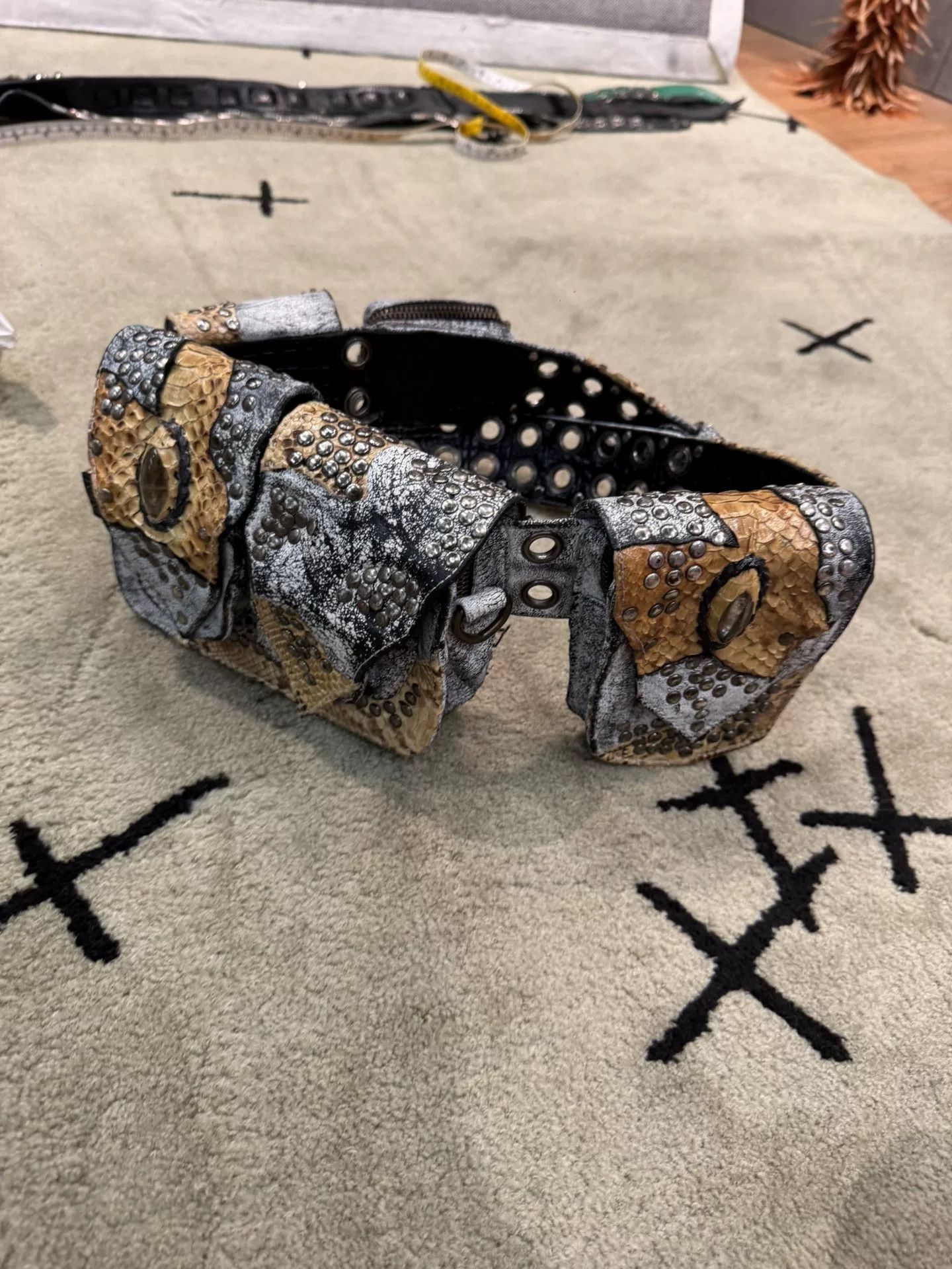 KMRii kmrii Python Skin Belt Bag Size ONE SIZE - 3 Thumbnail
