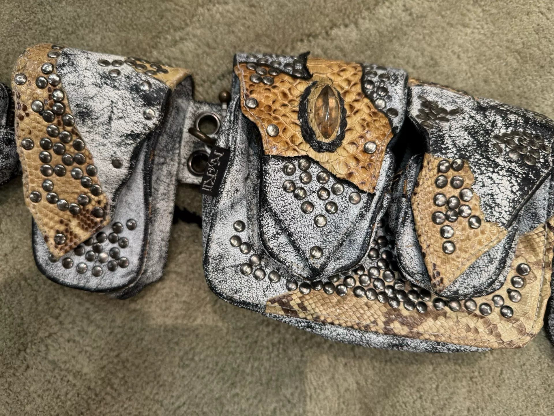 KMRii kmrii Python Skin Belt Bag Size ONE SIZE - 6 Thumbnail