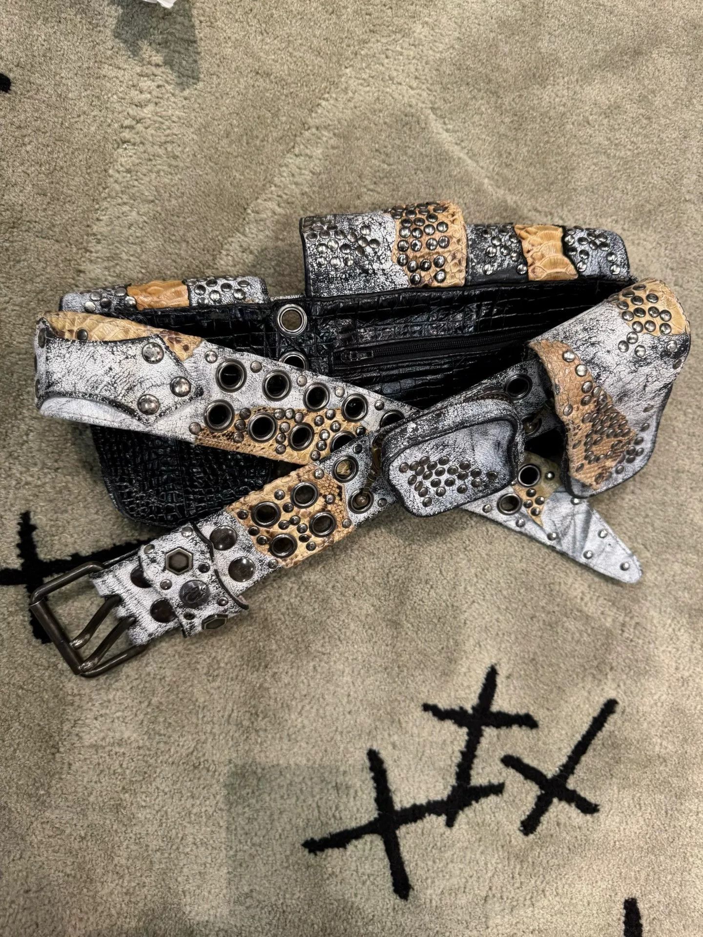 KMRii kmrii Python Skin Belt Bag Size ONE SIZE - 2 Thumbnail