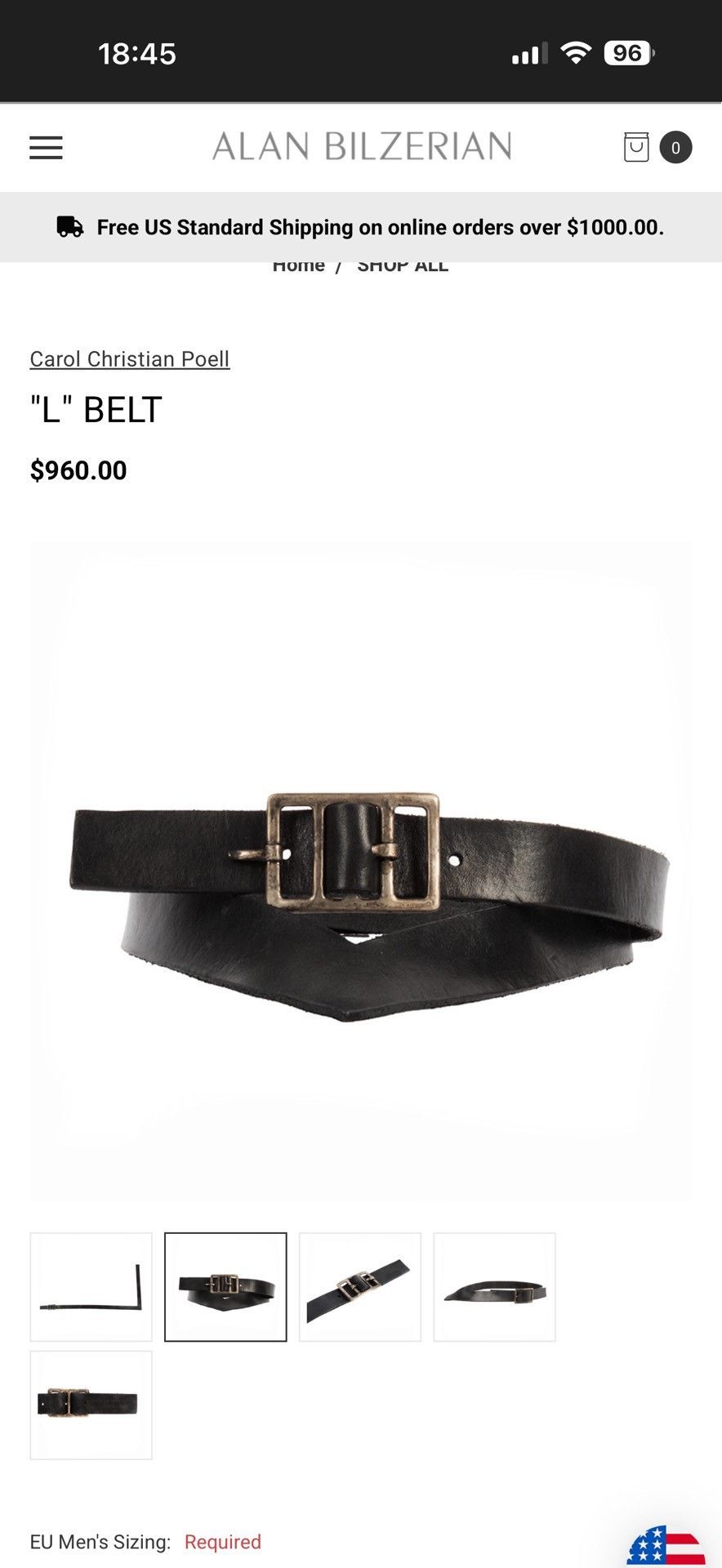 Carol Christian Poell Carol Christian Poell L Color 6 Belt Size ONE SIZE - 5 Thumbnail