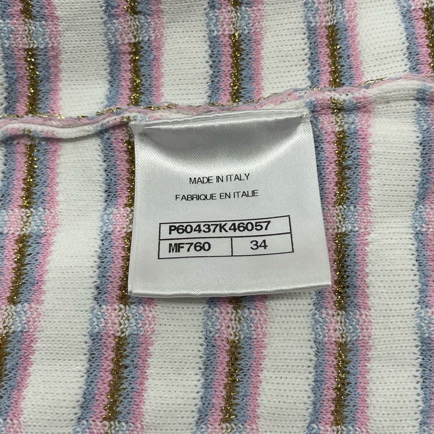 Chanel Chanel Pink White Slim Dress Size XXS / US 00 / IT 34 - 6 Thumbnail