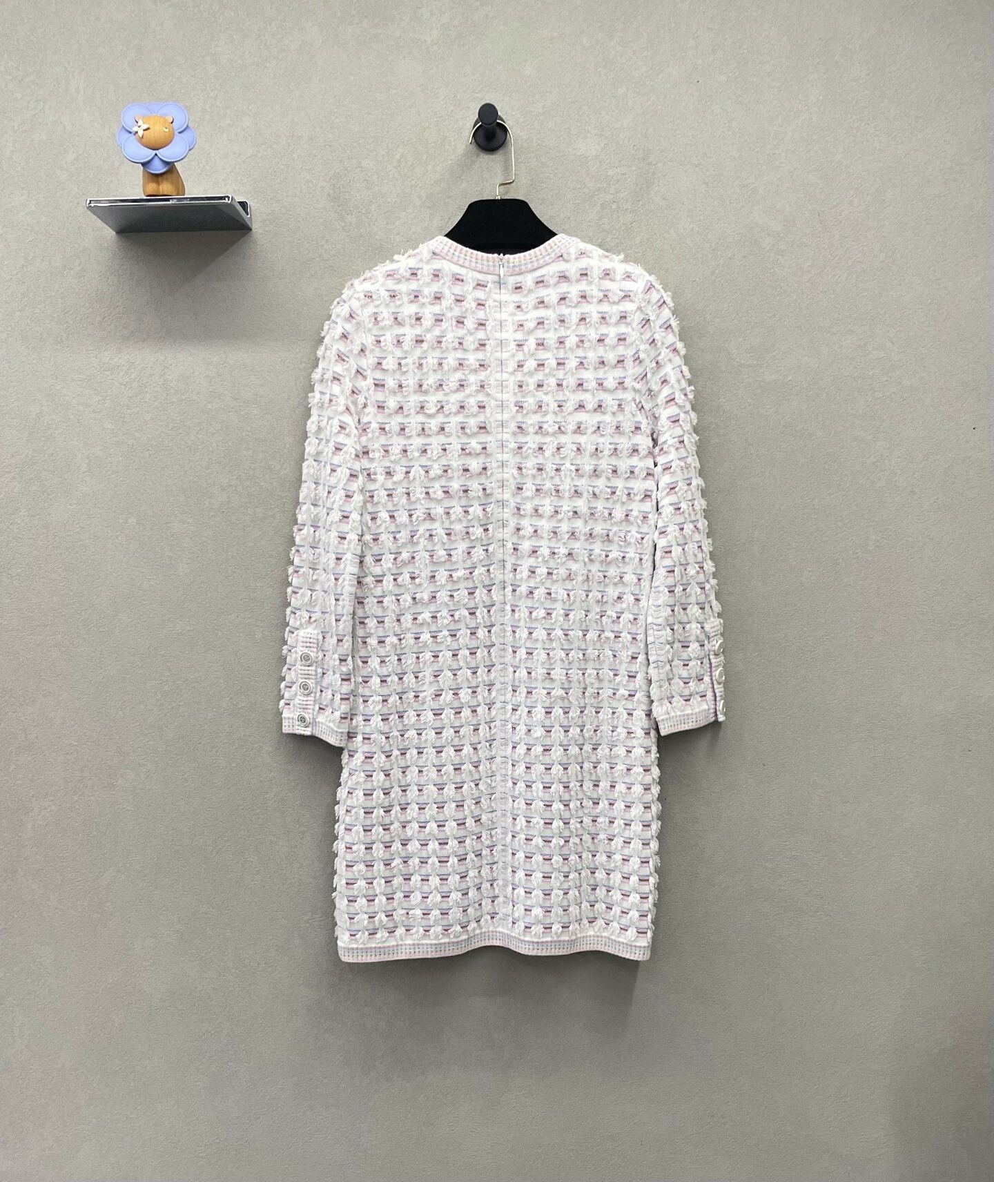 Chanel Chanel Pink White Slim Dress Size XXS / US 00 / IT 34 - 2 Thumbnail