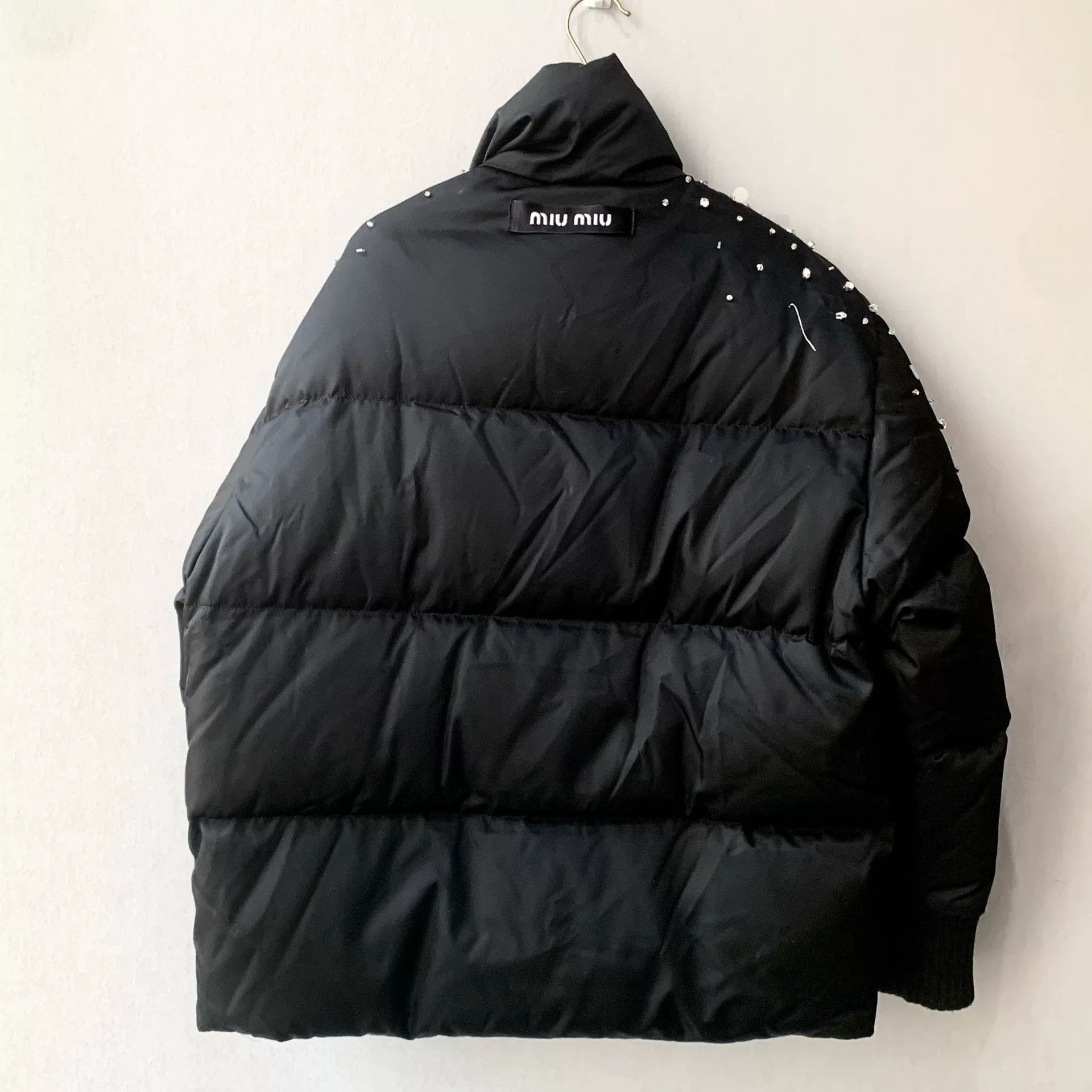 Miu Miu MIU MIU Black Sparkly Star Down Jacket Size XS / US 0-2 / IT 36-38 - 2 Thumbnail