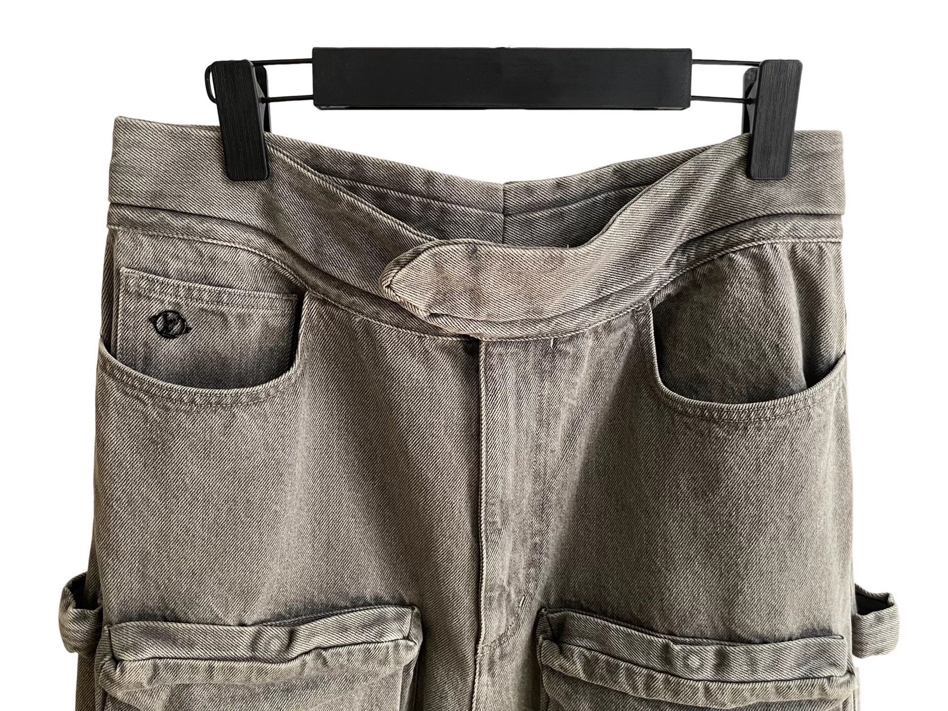 Louis Vuitton Louis Vuitton Gray Denim Cargo Pants Size US 32 / EU 48 - 3 Thumbnail