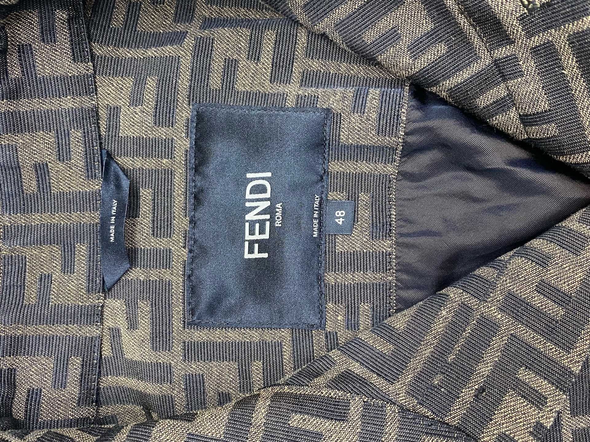 Fendi Fendi Classic FF Logo Shirt Jacket Size US XS / EU 42 / 0 - 5 Thumbnail