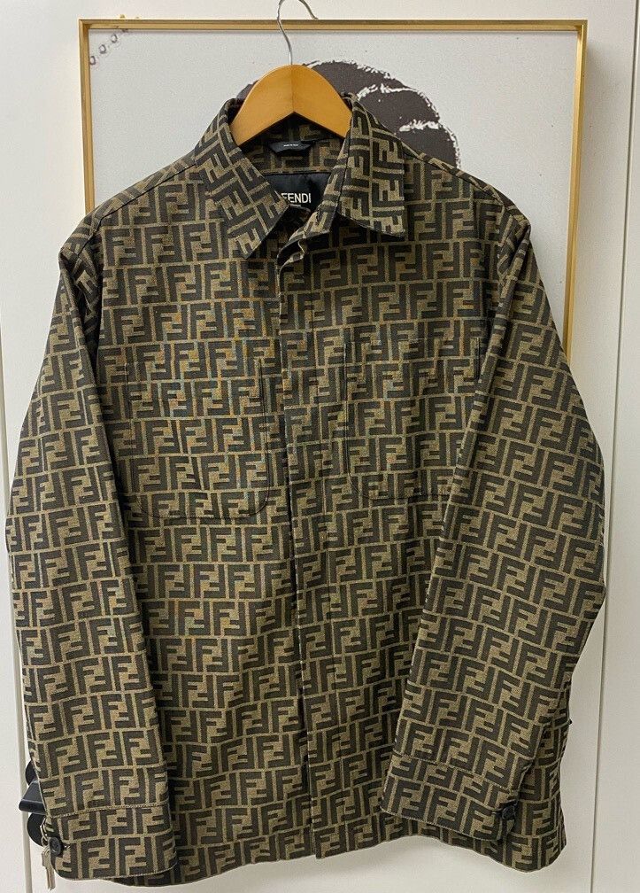 Fendi Fendi Classic FF Logo Shirt Jacket Size US XS / EU 42 / 0 - 2 Thumbnail