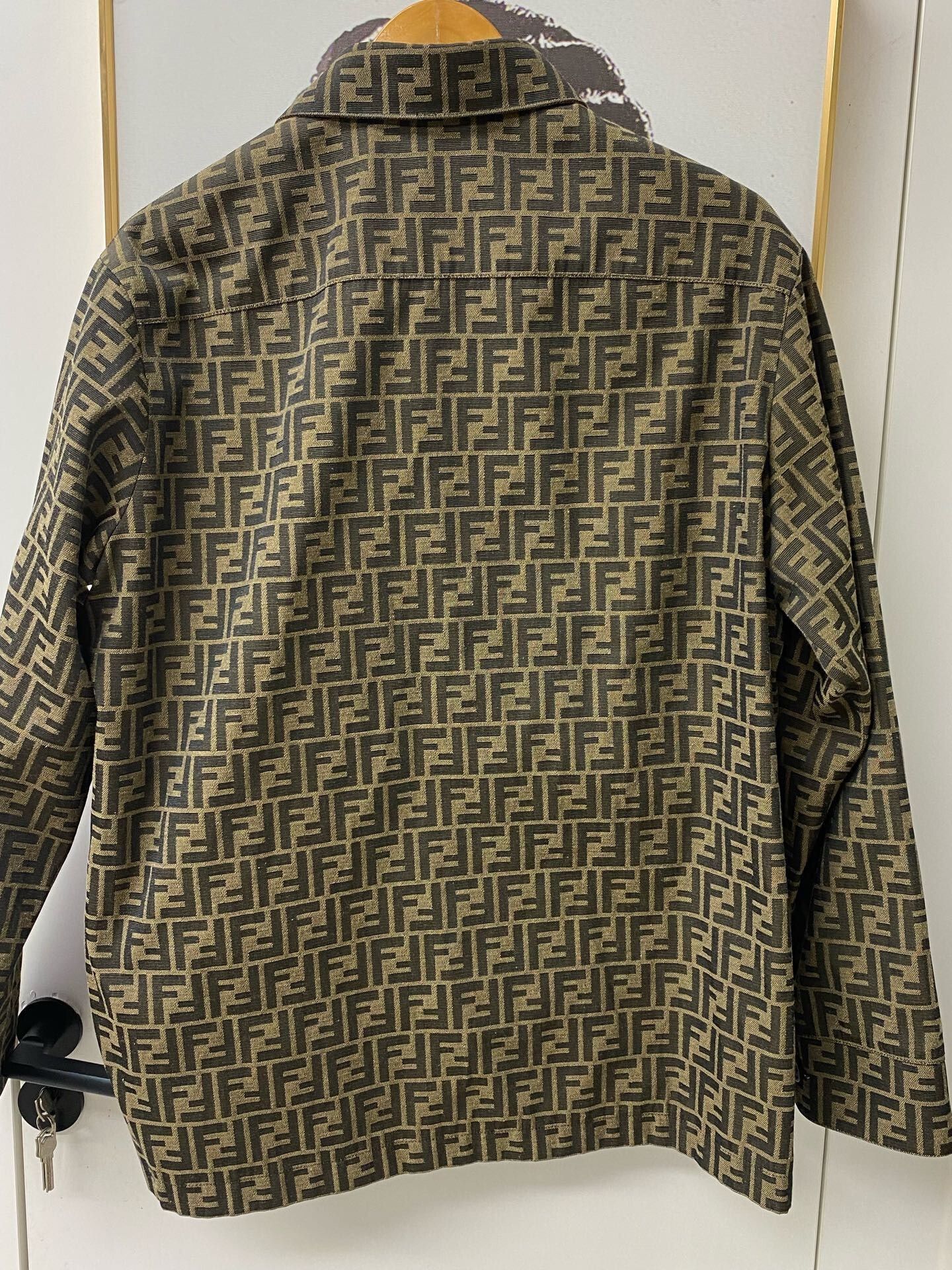 Fendi Fendi Classic FF Logo Shirt Jacket Size US XS / EU 42 / 0 - 3 Thumbnail