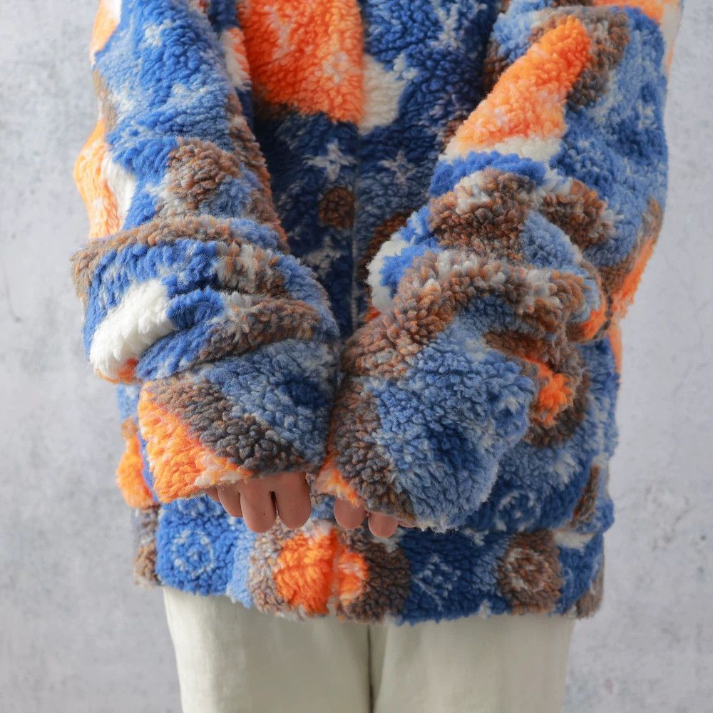 Louis Vuitton Louis Vuitton Multicolor Plush Zip Jacket Size US L / EU 52-54 / 3 - 5 Thumbnail
